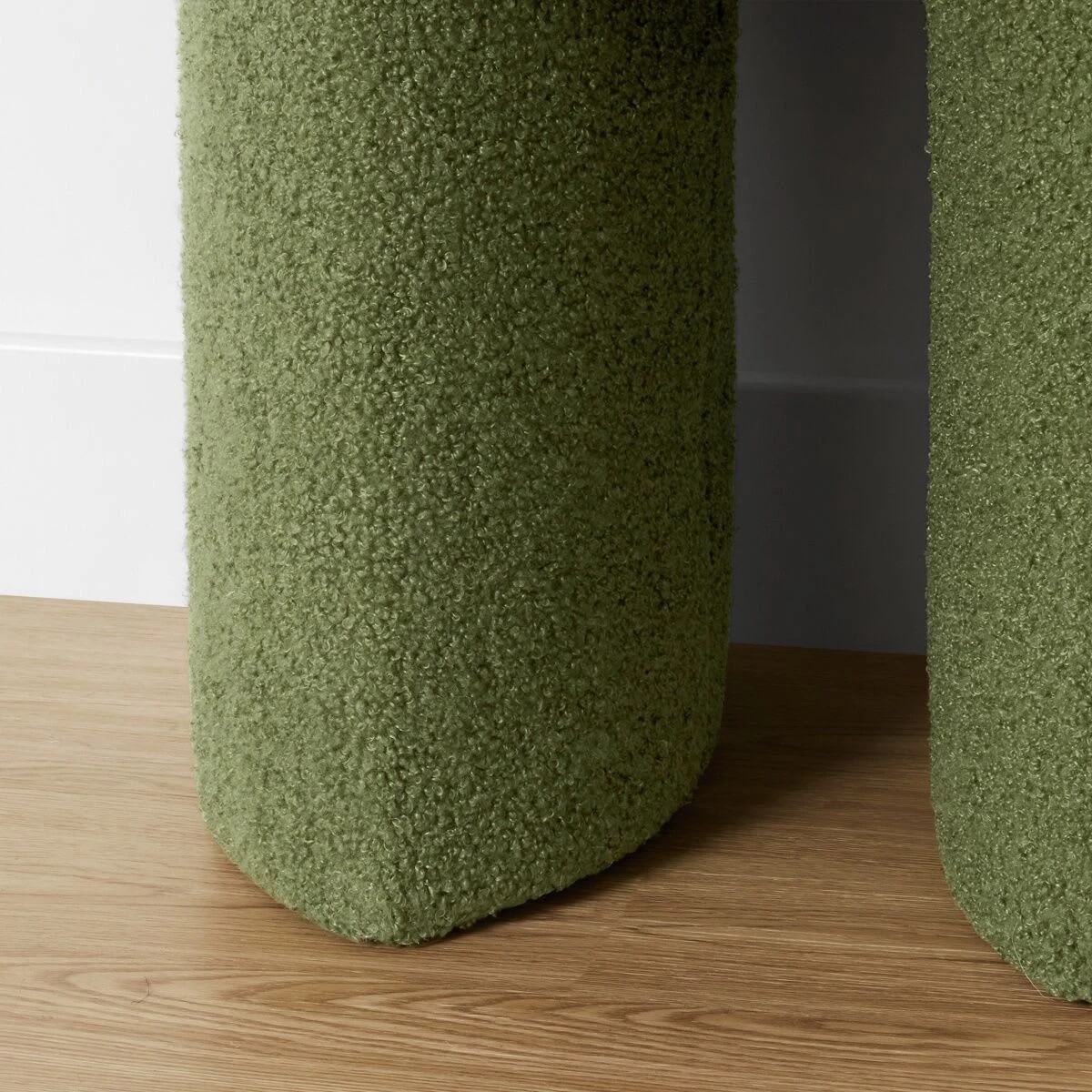 7 Boucle Ottoman - Green, 7 of 9