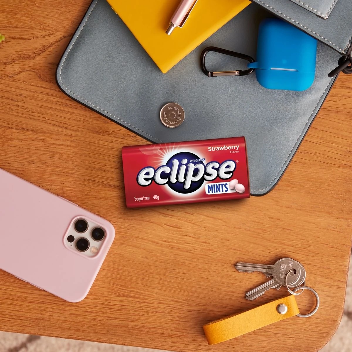 7 Wrigley's Eclipse Strawberry Mints Tin 40g, 7 of 7