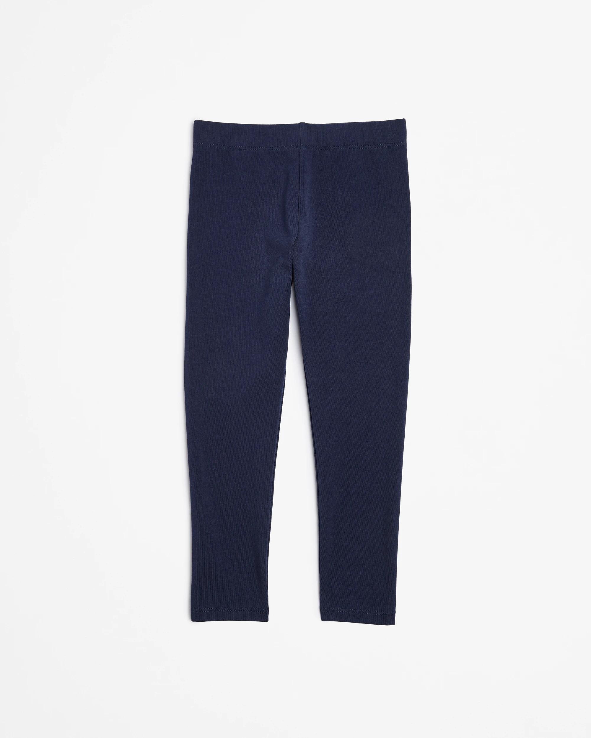 4 Target Australian Cotton Leggings NAVY, 4 of 5