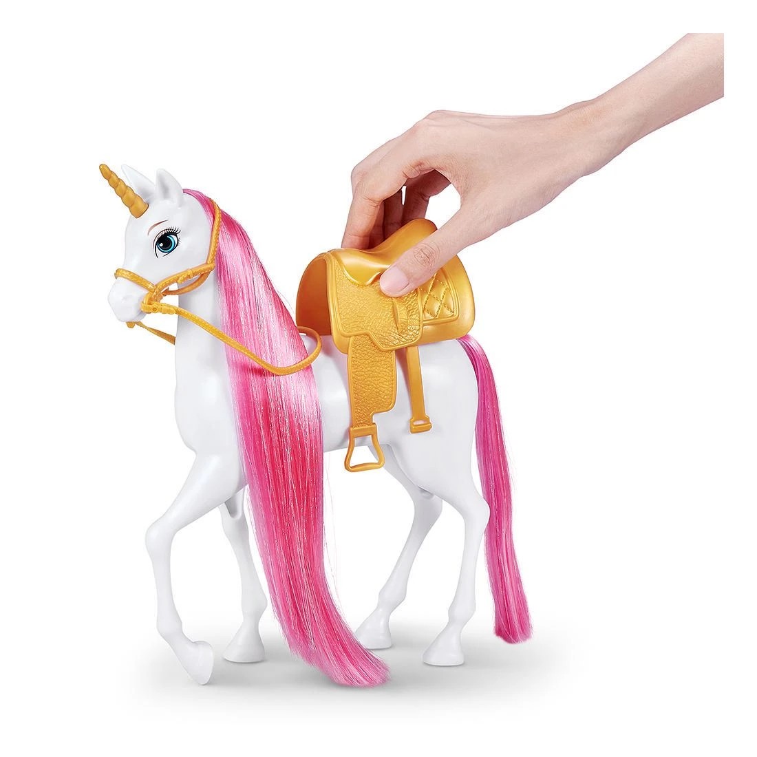 6 Sparkle Girlz Unicorn and Princess Doll with Carriage Set by ZURU - Pink, 6 of 10