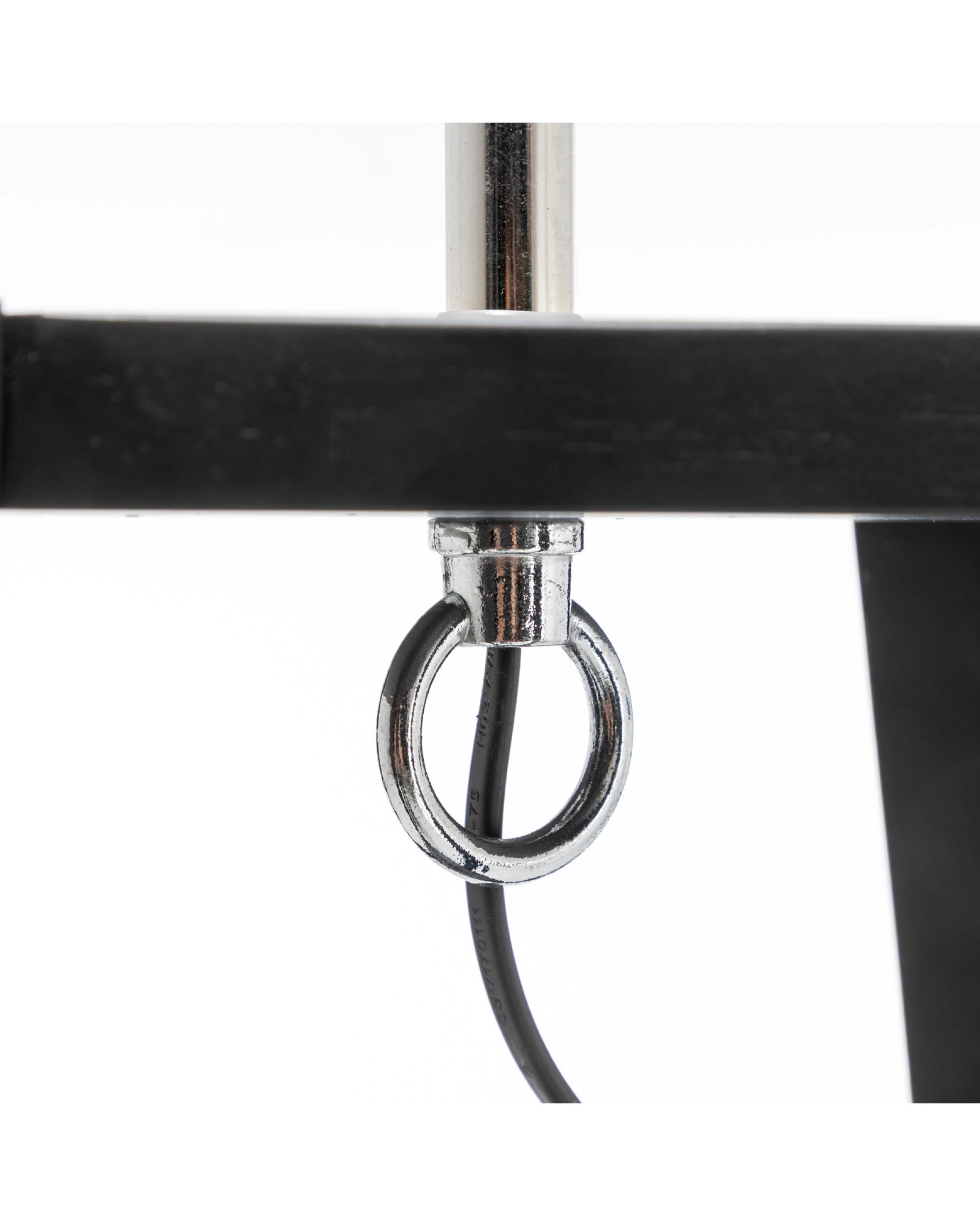 6 BR Home Natural Wood Floor Lamp with Storage Shelves and Off White Linen Shade, 6 of 8