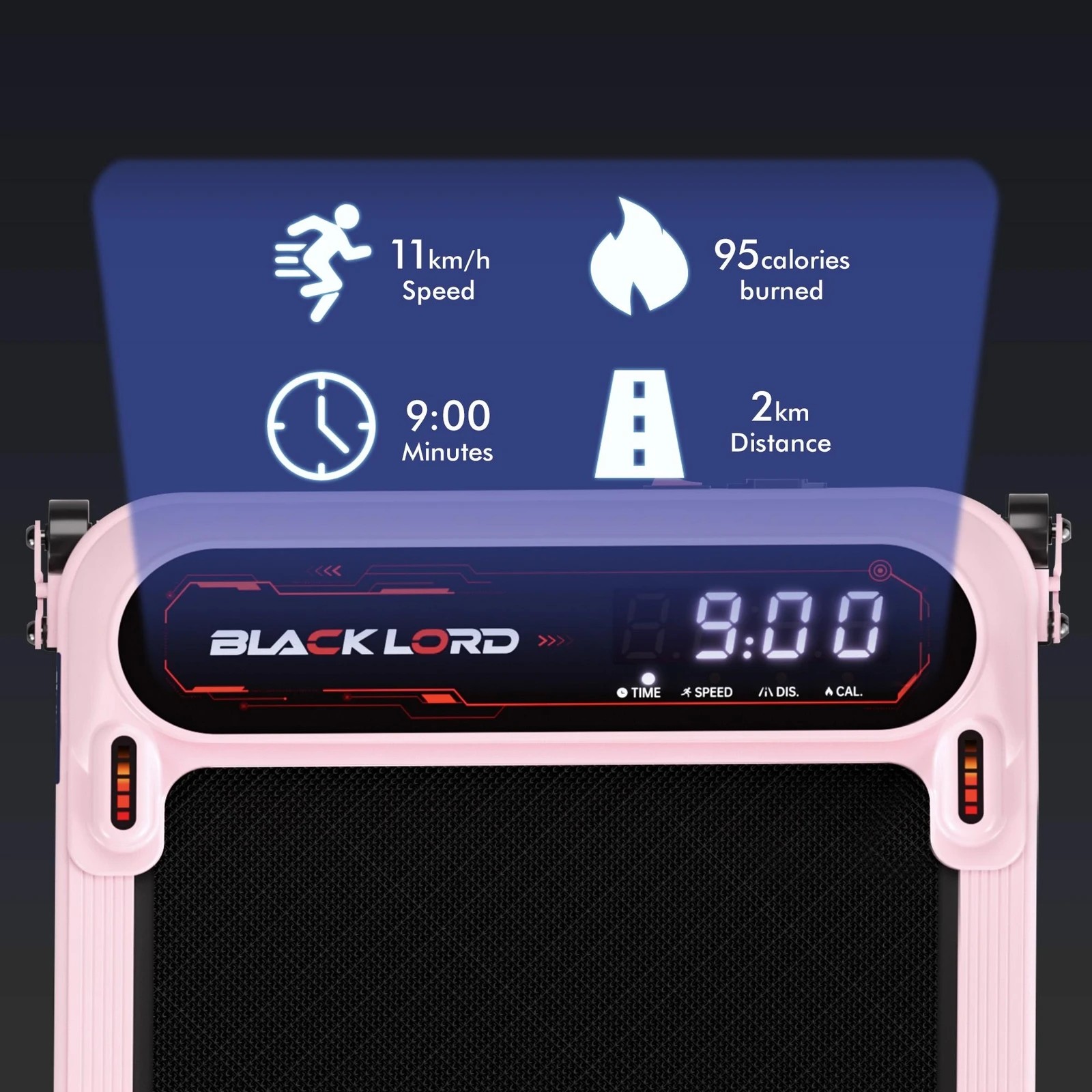 5 Black Lord Treadmill Walking Pad Incline Shock Absorbers 390mm - Pink, 5 of 10