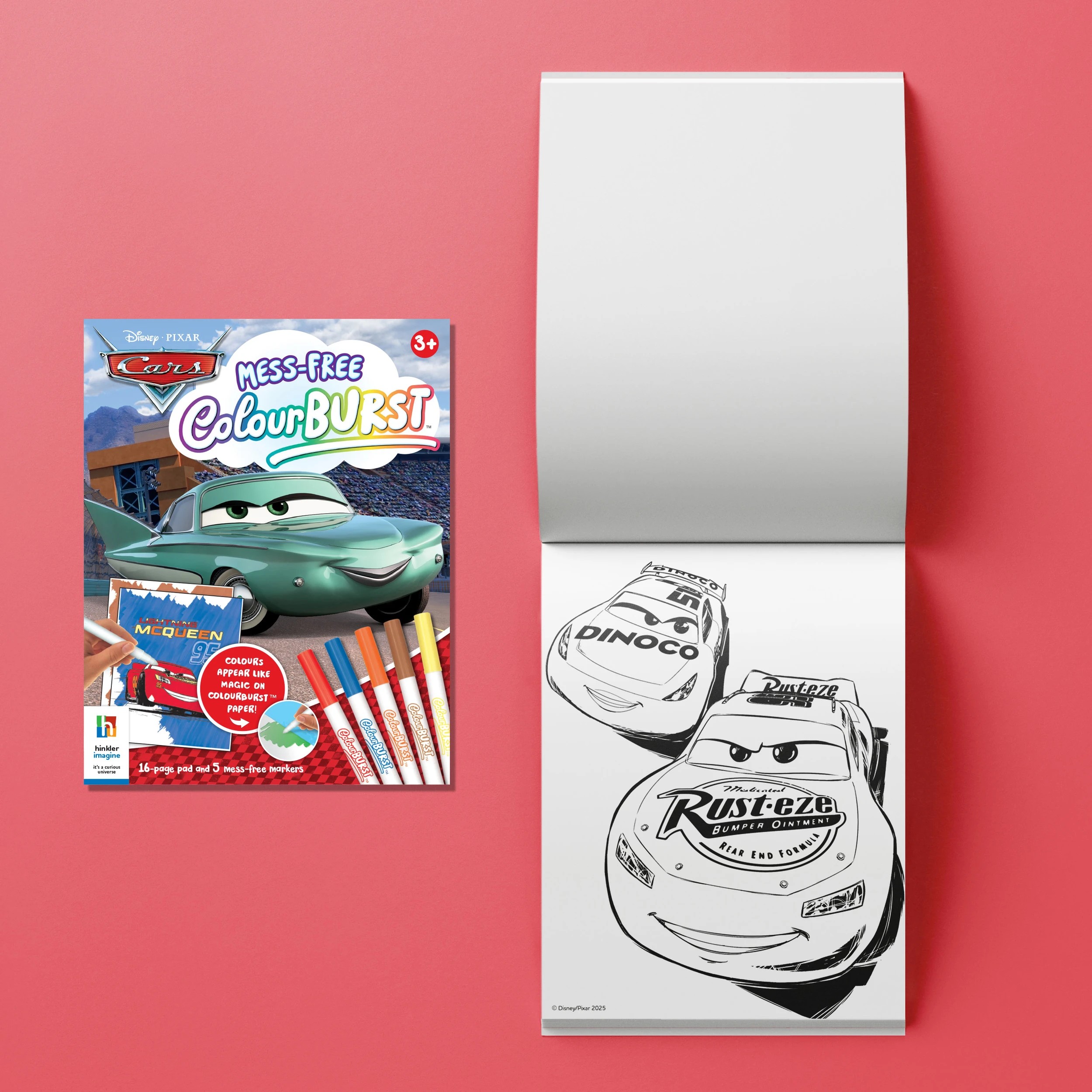 5 INKredibles Disney Pixar Cars Mess Free Activity Kit - Book, 5 of 9