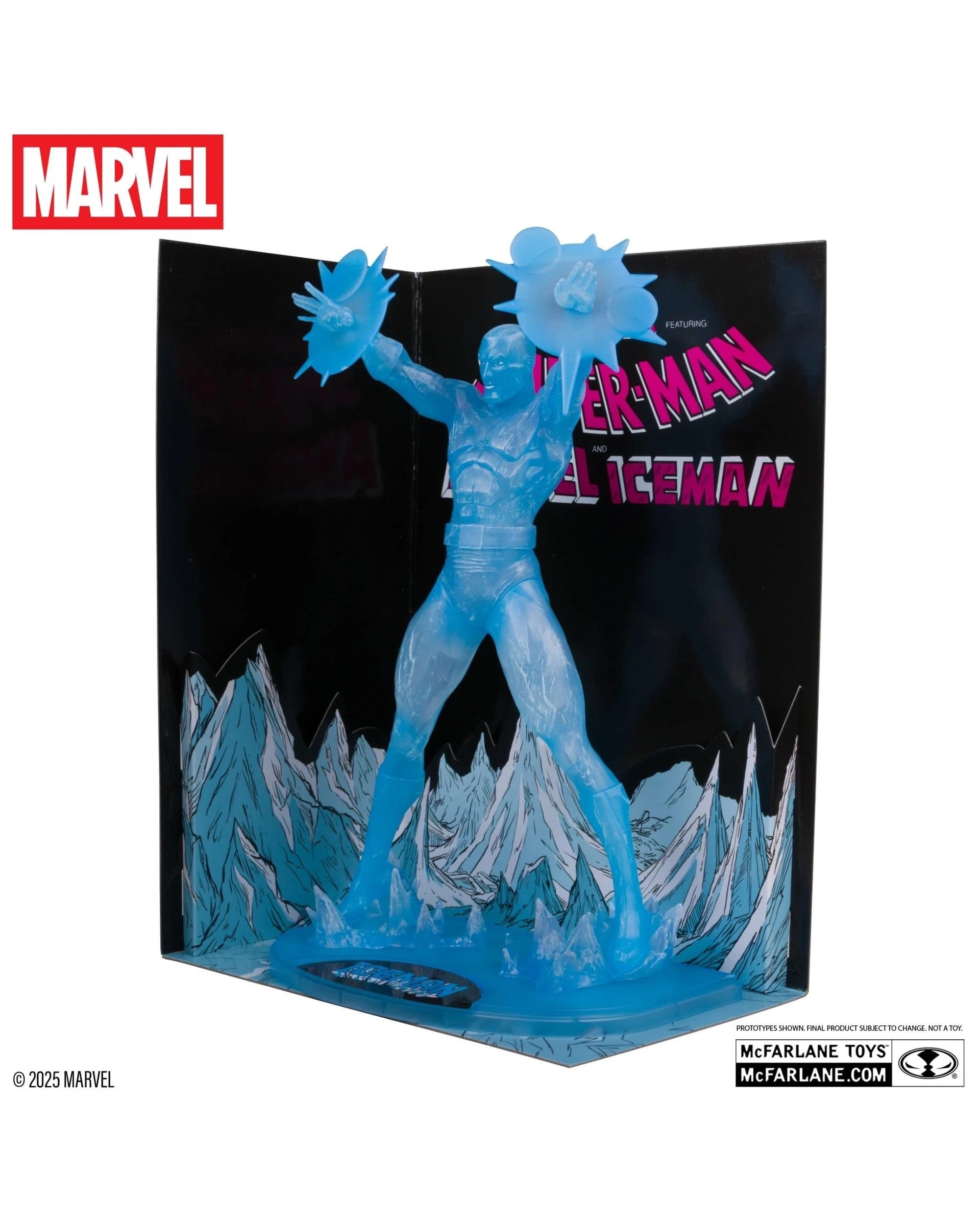 4 Marvel Tales #229 Iceman Red Platinum Edition 1:6 Scale Figure, 4 of 9