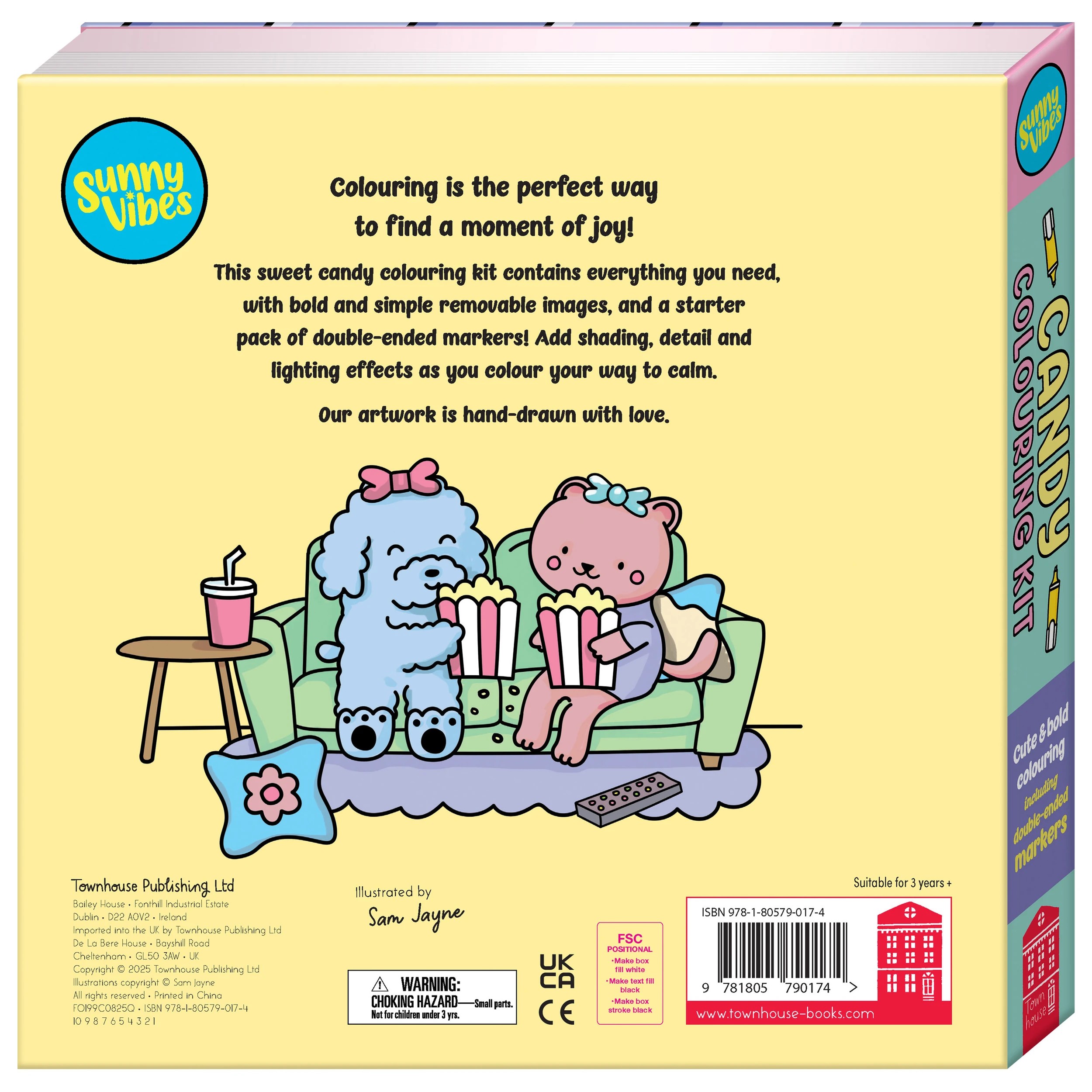 2 Sunny Vibes Candy Colouring Kit - Book, 2 of 4