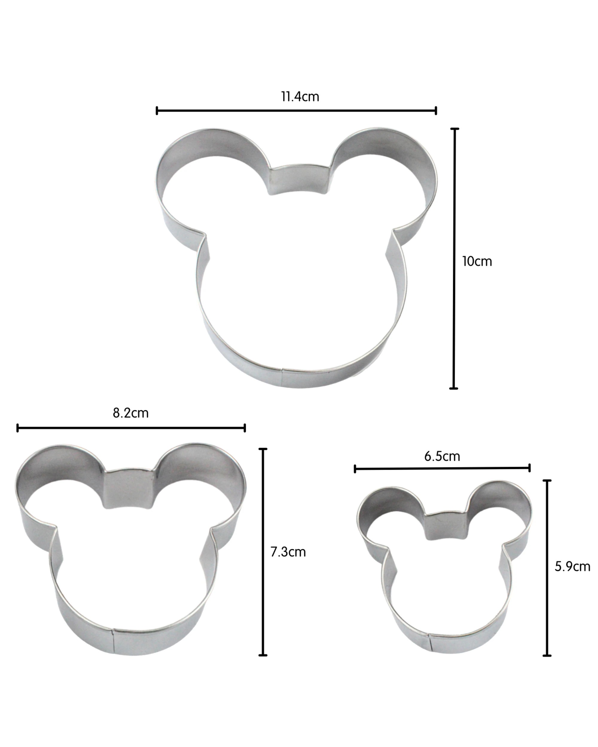 2 Cake Craft Mickey Mouse Cookie Cutters Pack of 3, 2 of 3