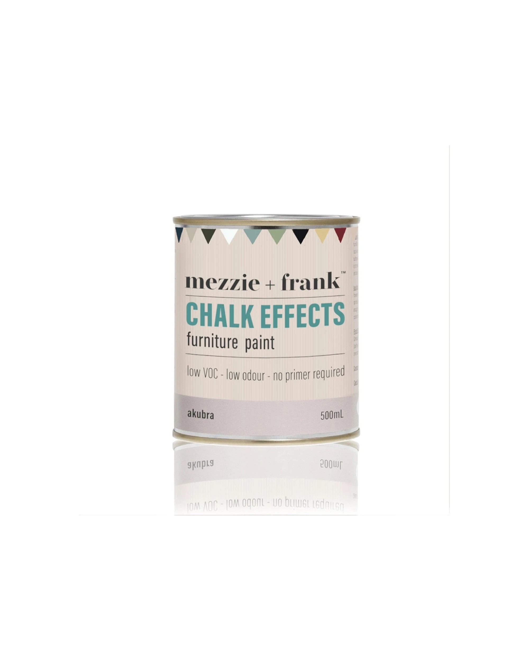 1 Mezzie+Frank Chalk Effect 0.5L Interior Water Based Furniture Paint Akubra - Multi, 1 of 4