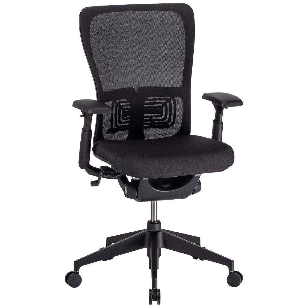1 Haworth Zody Ergonomic Chair with Nylon Base and Arms Black Ergonomic Chairs and Desk Chairs, 1 of 10