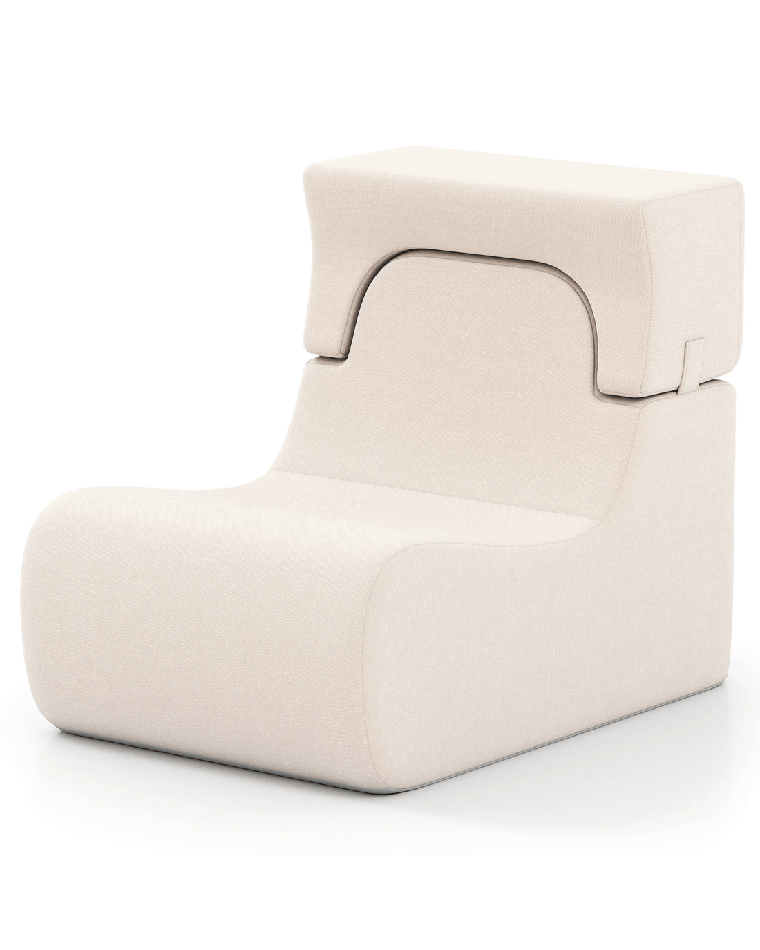 Costway Floor Chair Home Office Lazy Sofa Reading Chair w/Detachable ...