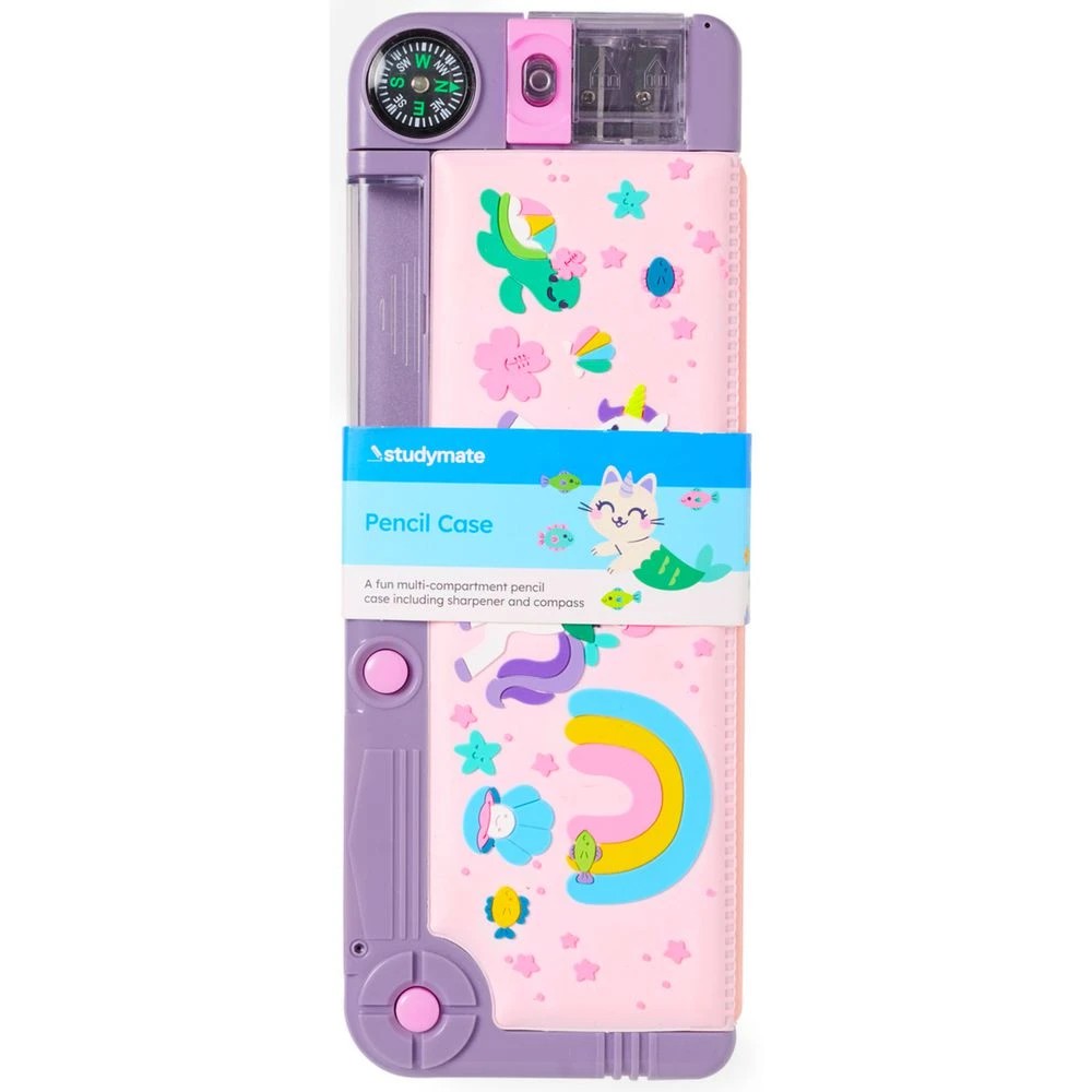 1 Studymate Purrmaid Hard Pencil Case, 1 of 5