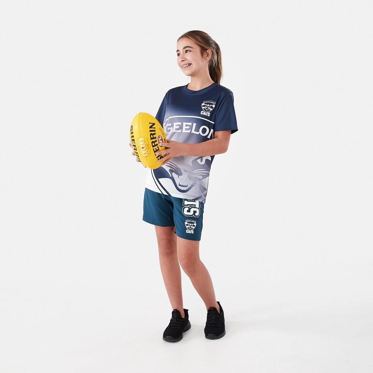 1 Official AFL Kids Training T-shirt Geelong, 1 of 10