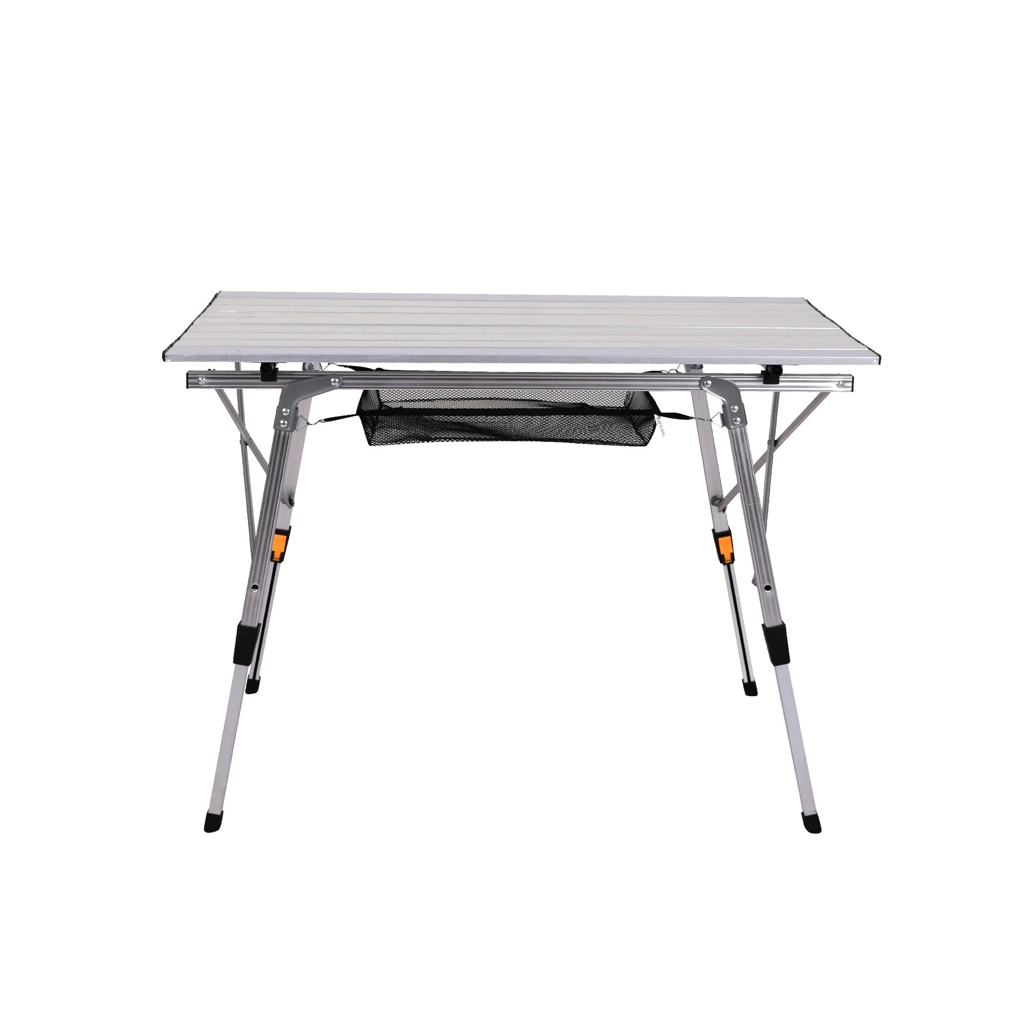 2 Levede Camping Table Roll Up Folding Portable Aluminium Outdoor BBQ Desk Picnic - White, 2 of 6