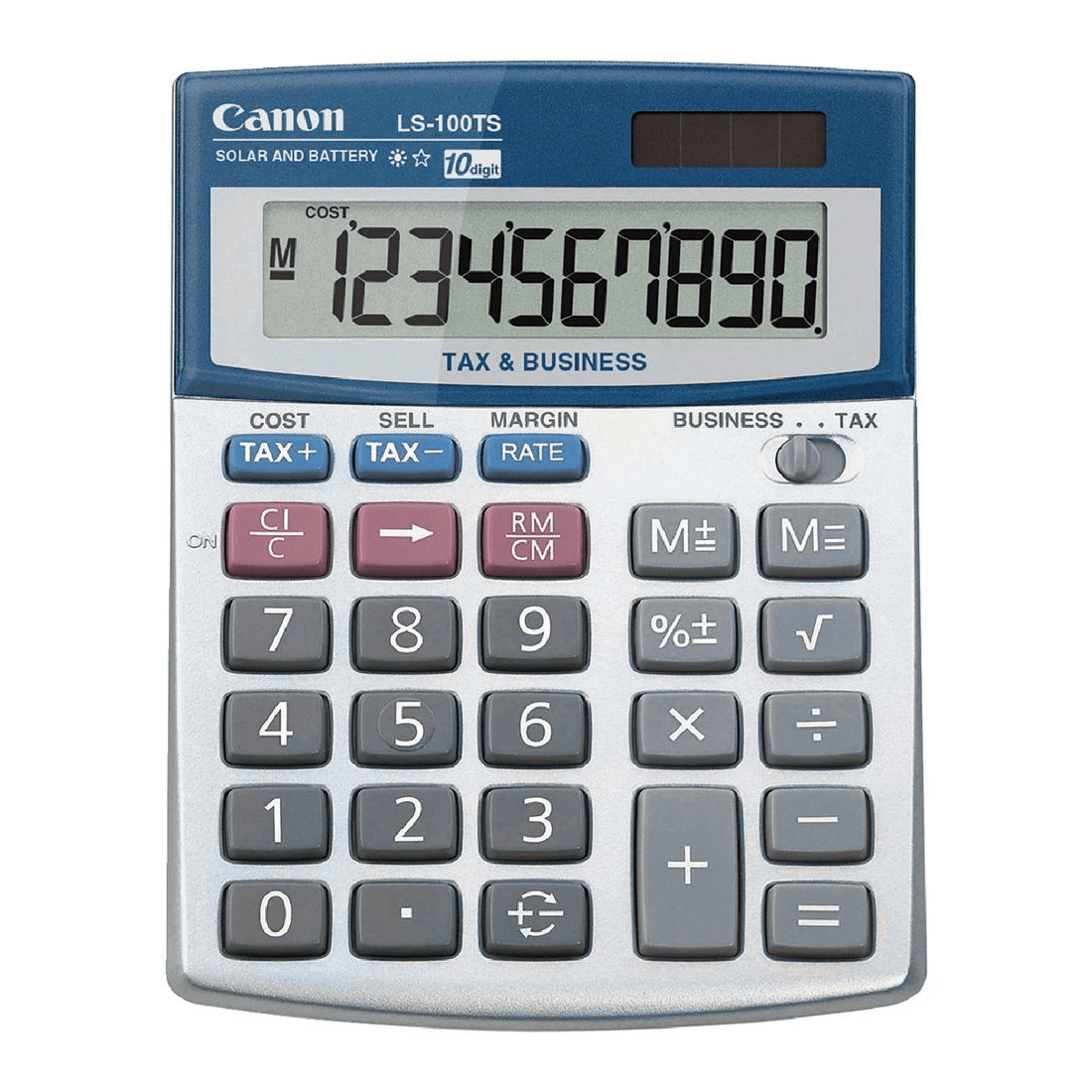 1 Canon 10 Digit Tax Calculator LS-100TS, 1 of 1