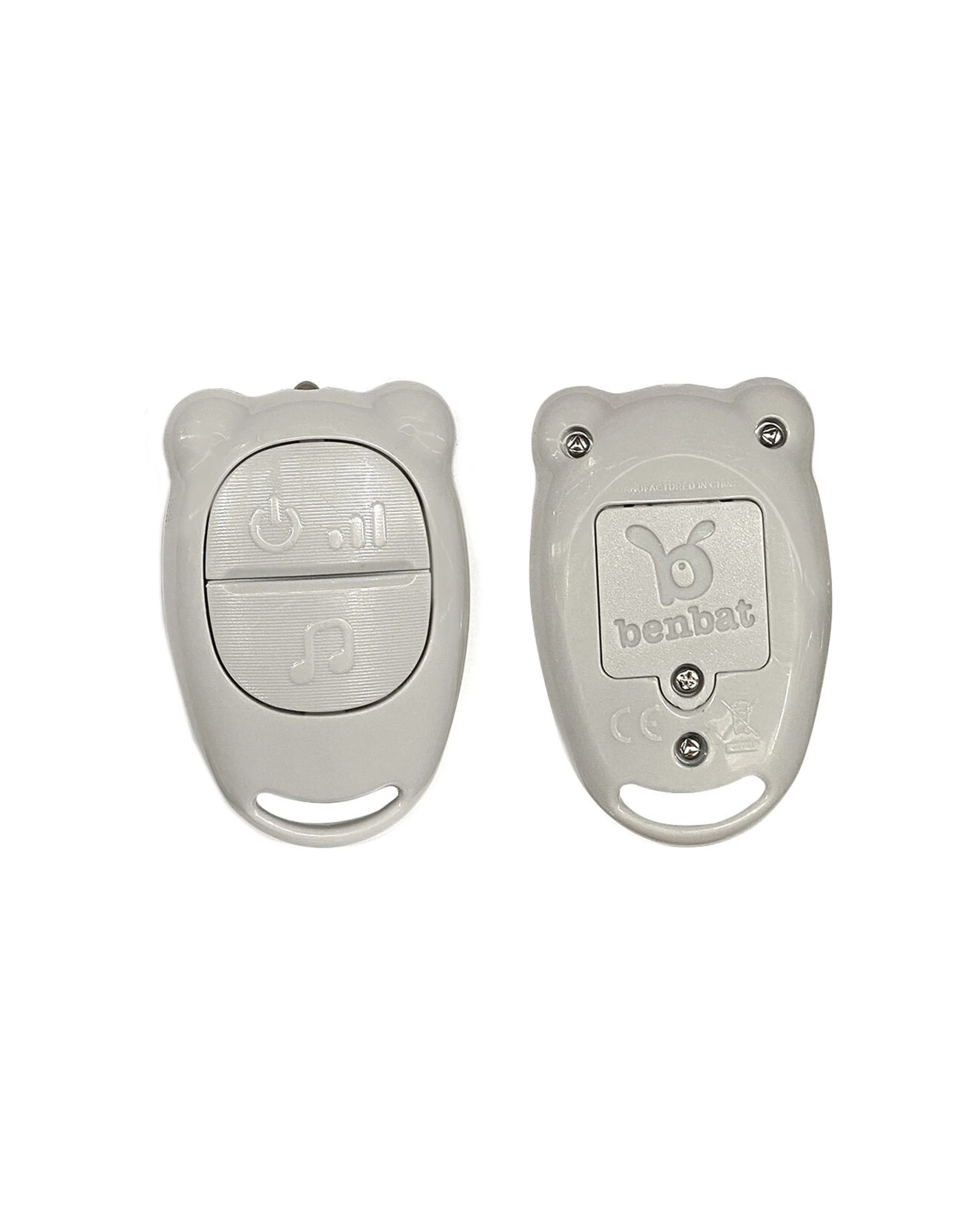 4 Benbat 2PK Baby Car Mirror Remote Wide Angle Musical Interactive Toy - Grey, 4 of 4