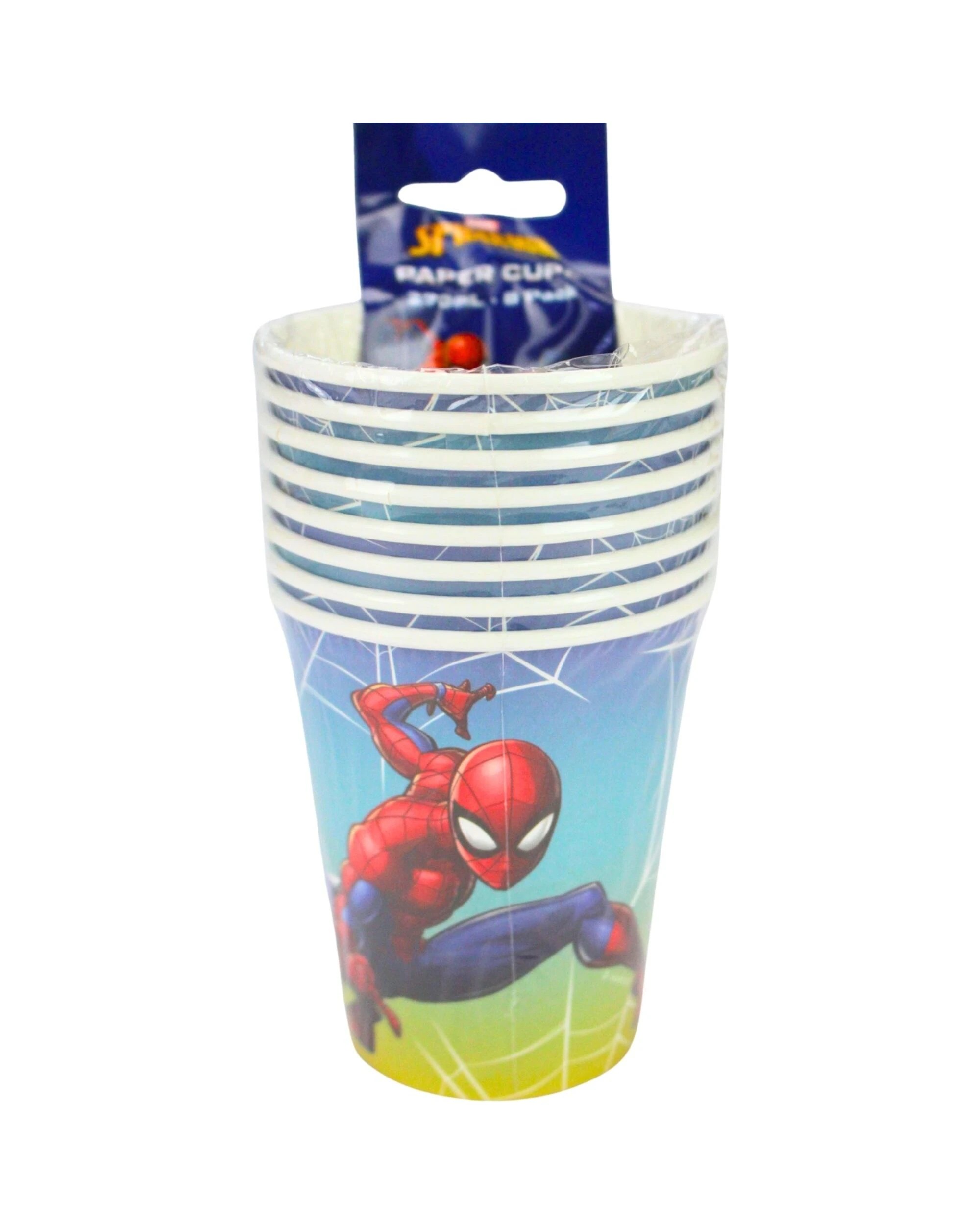 3 Artwrap Spiderman Party Hero Paper Cups Pack of 8 - Blue, 3 of 3