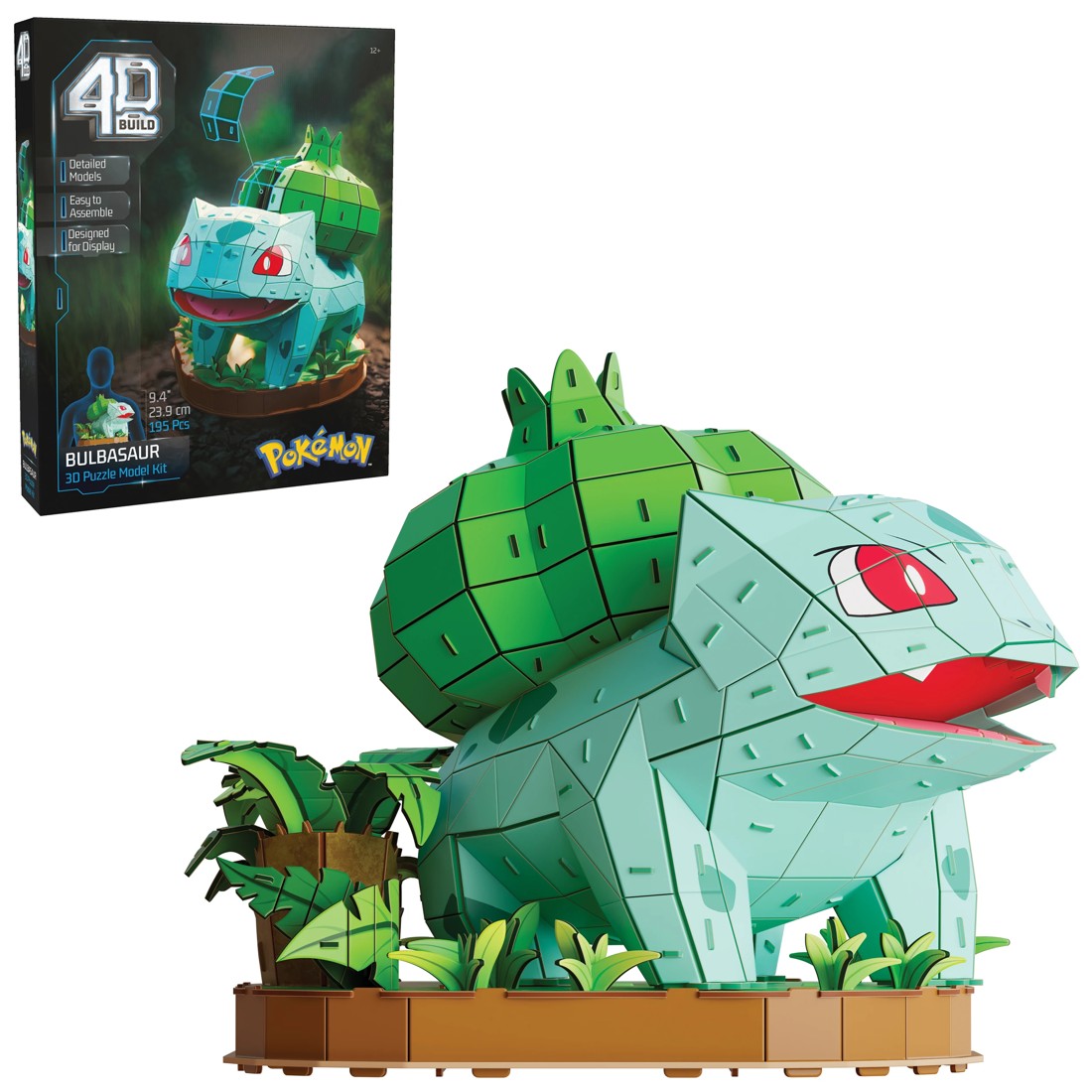 2 Pokemon 4D Build Bulbasaur 3D Puzzle Model Kit, 2 of 8