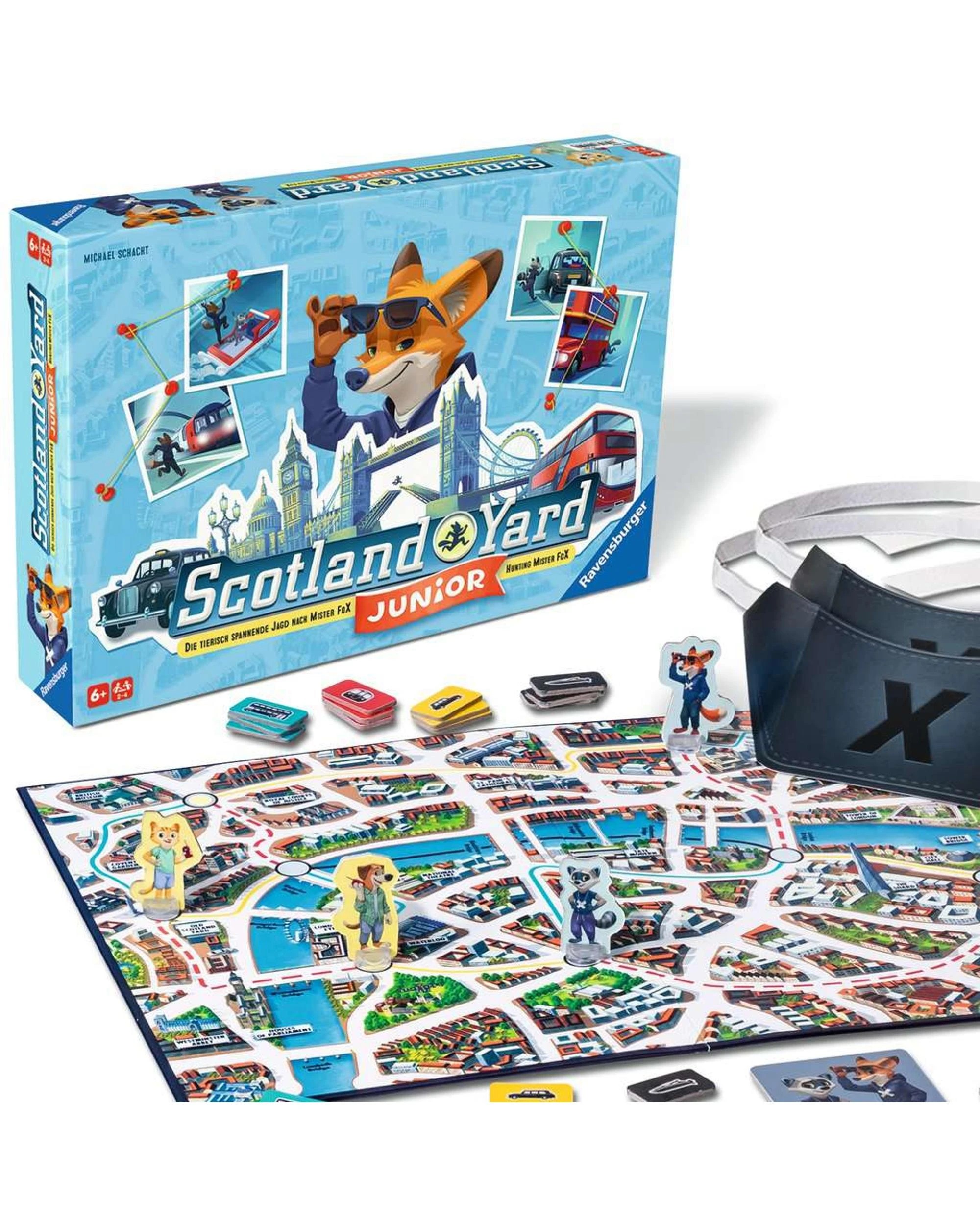 3 Scotland Yard Junior Ravensburger Refresh Board Game, 3 of 4
