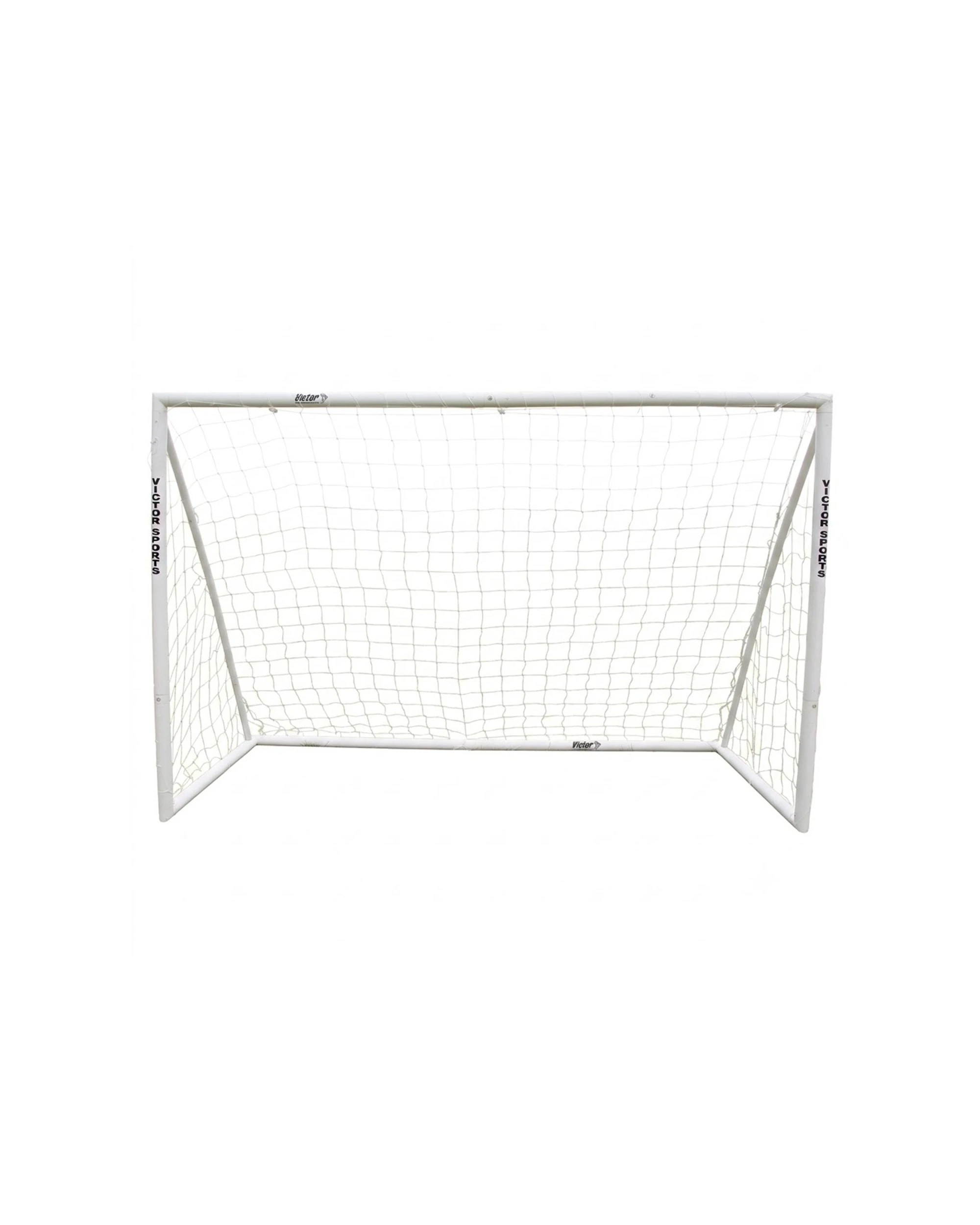 1 Victor Sports Soccer Goal PVC Portable Durable Junior Training 3x2m - White, 1 of 3