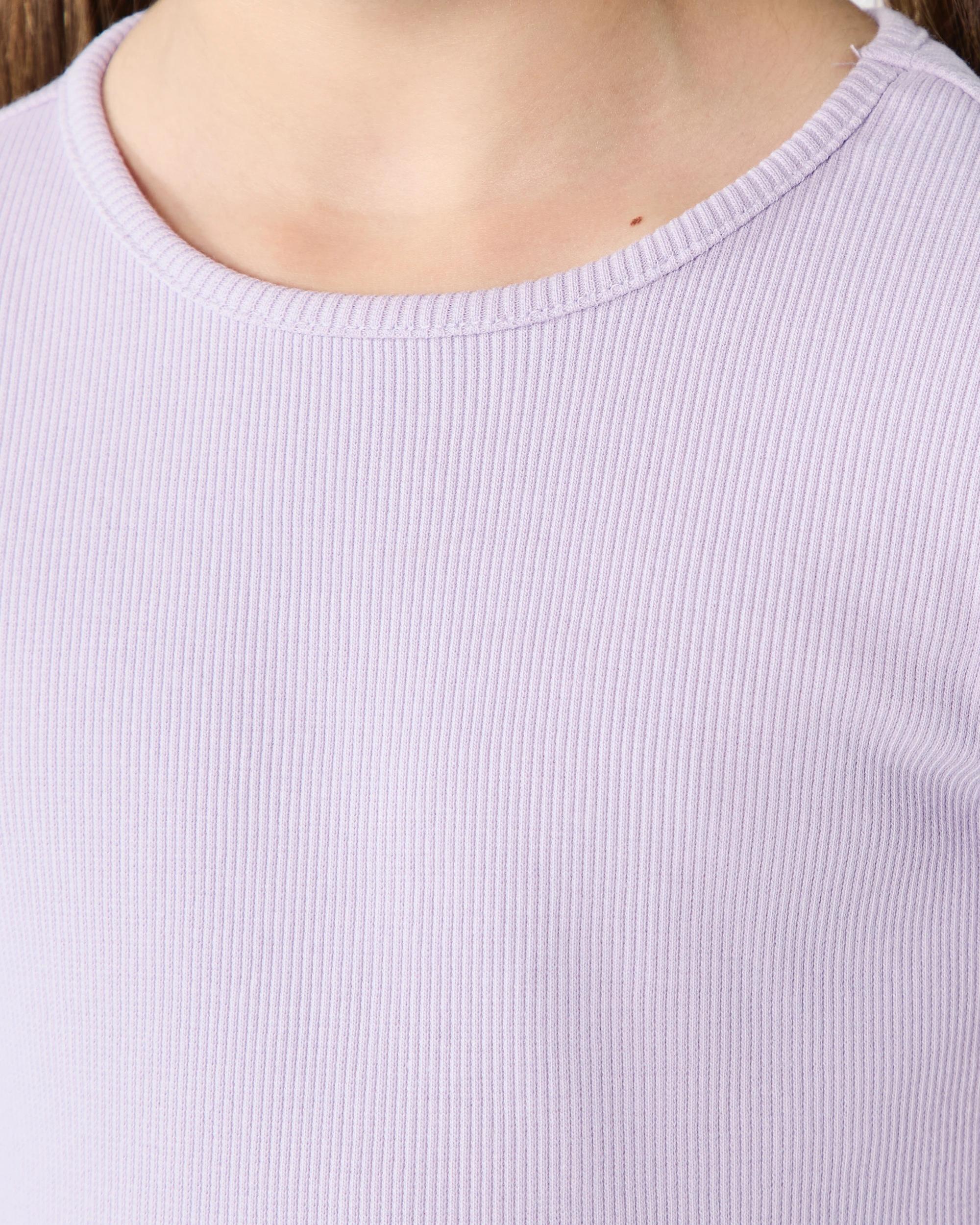 4 Short Sleeve Bubble Dress Pur Check, 4 of 7