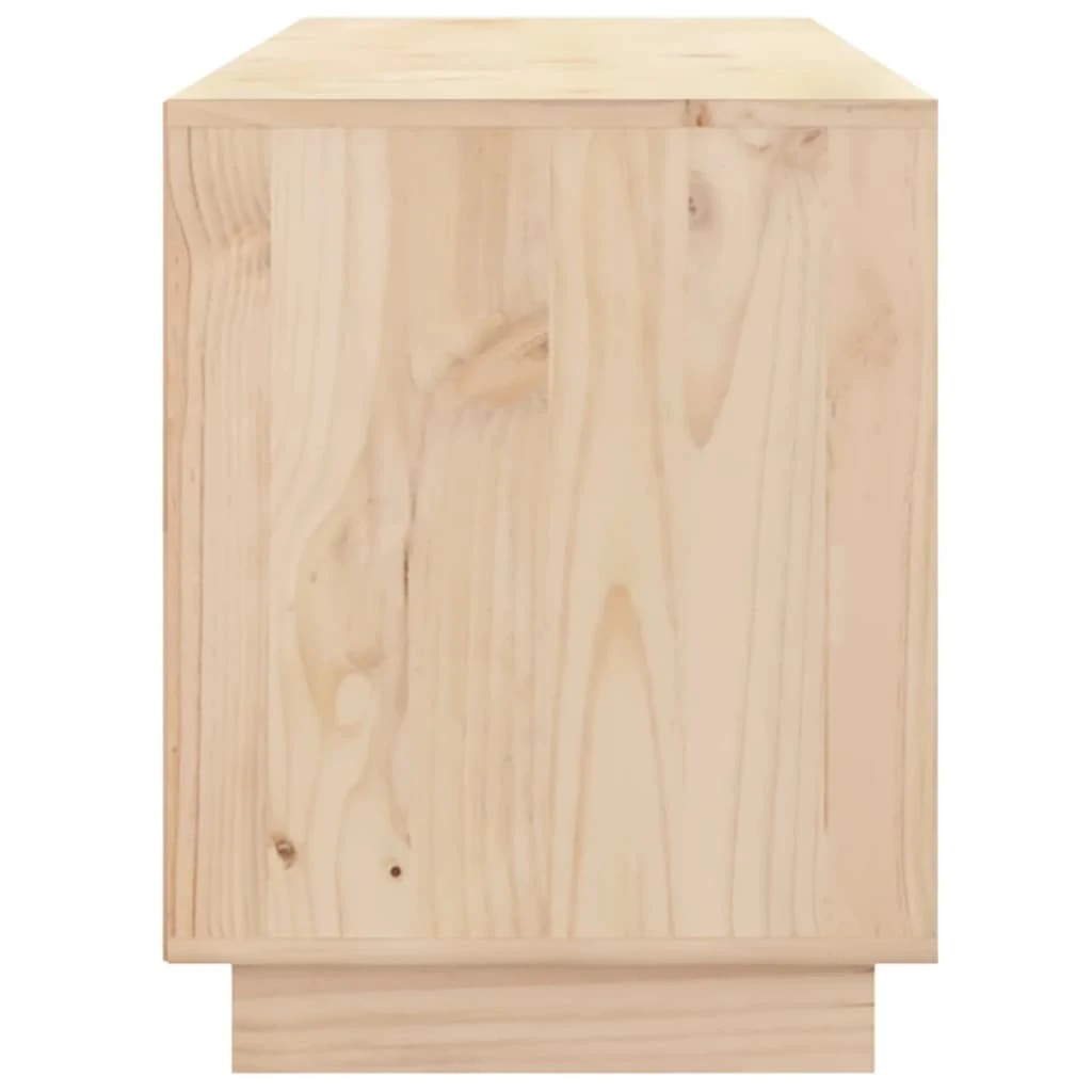 4 vidaXL Tv Cabinet Pine Wood - Brown, 4 of 7