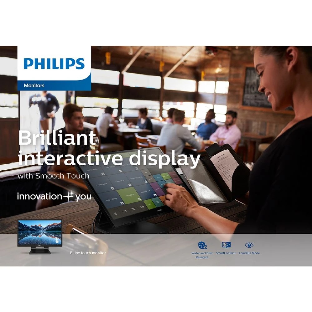 7 Philips 24" FHD 60Hz Touch Screen Monitor 242B9T, 7 of 7