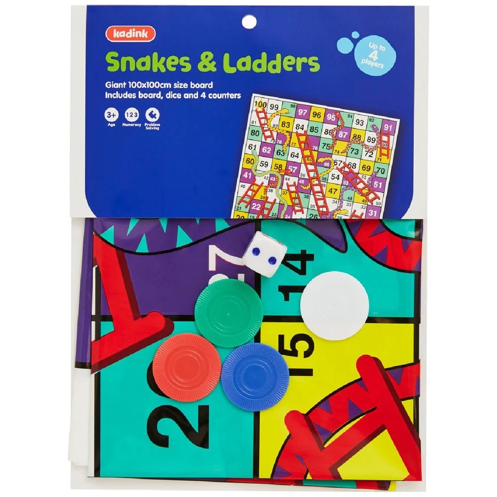 1 Kadink Snakes and Ladders Game, 1 of 3