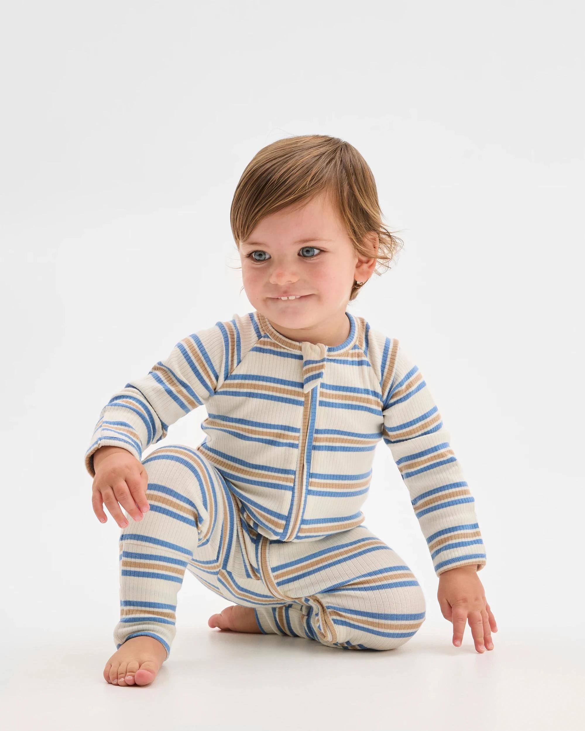 1 Target Baby Baby Organic Cotton Rib Zip Footless Coverall , 1 of 4