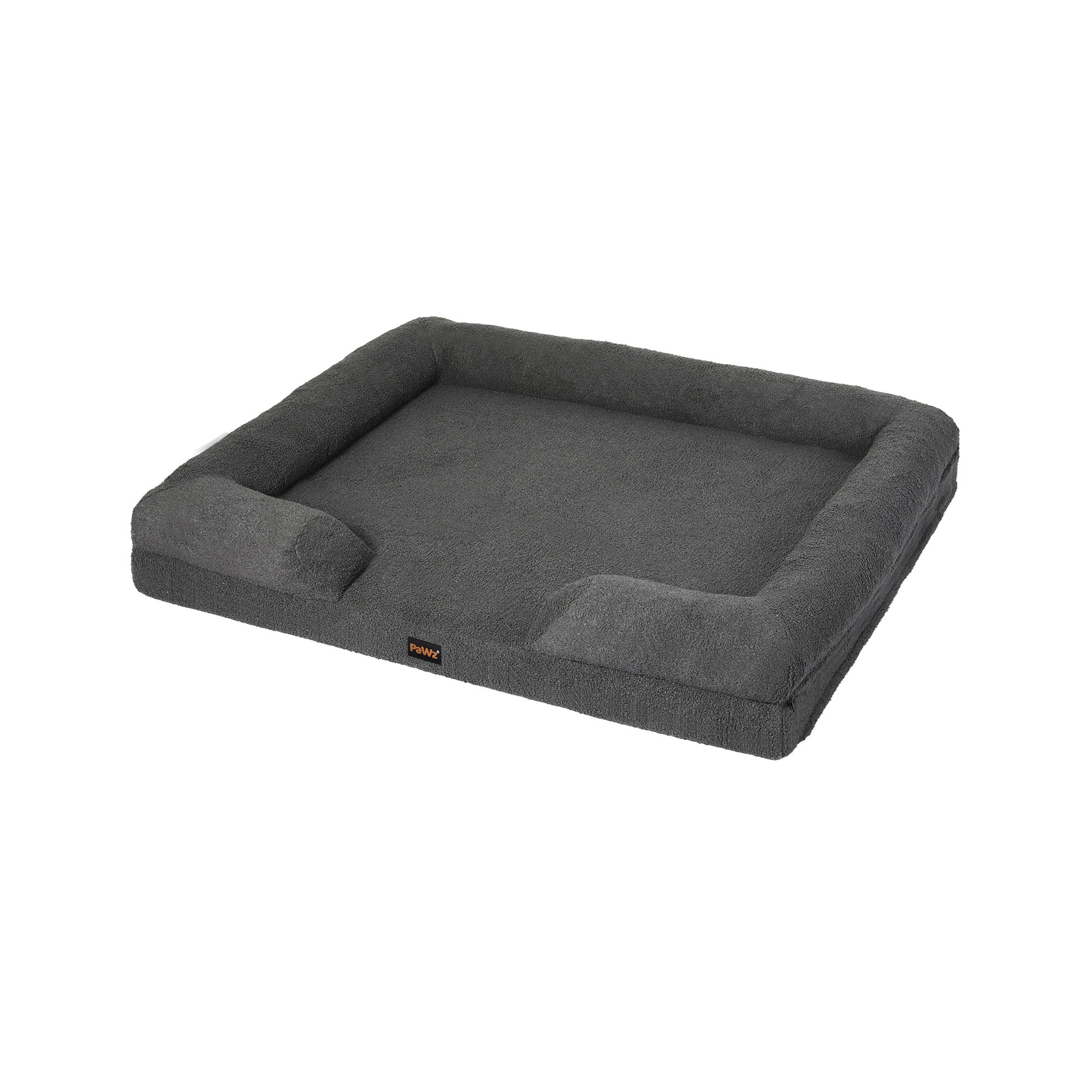 1 Pawz Memory Foam Pet Bed Xl - Grey, 1 of 6