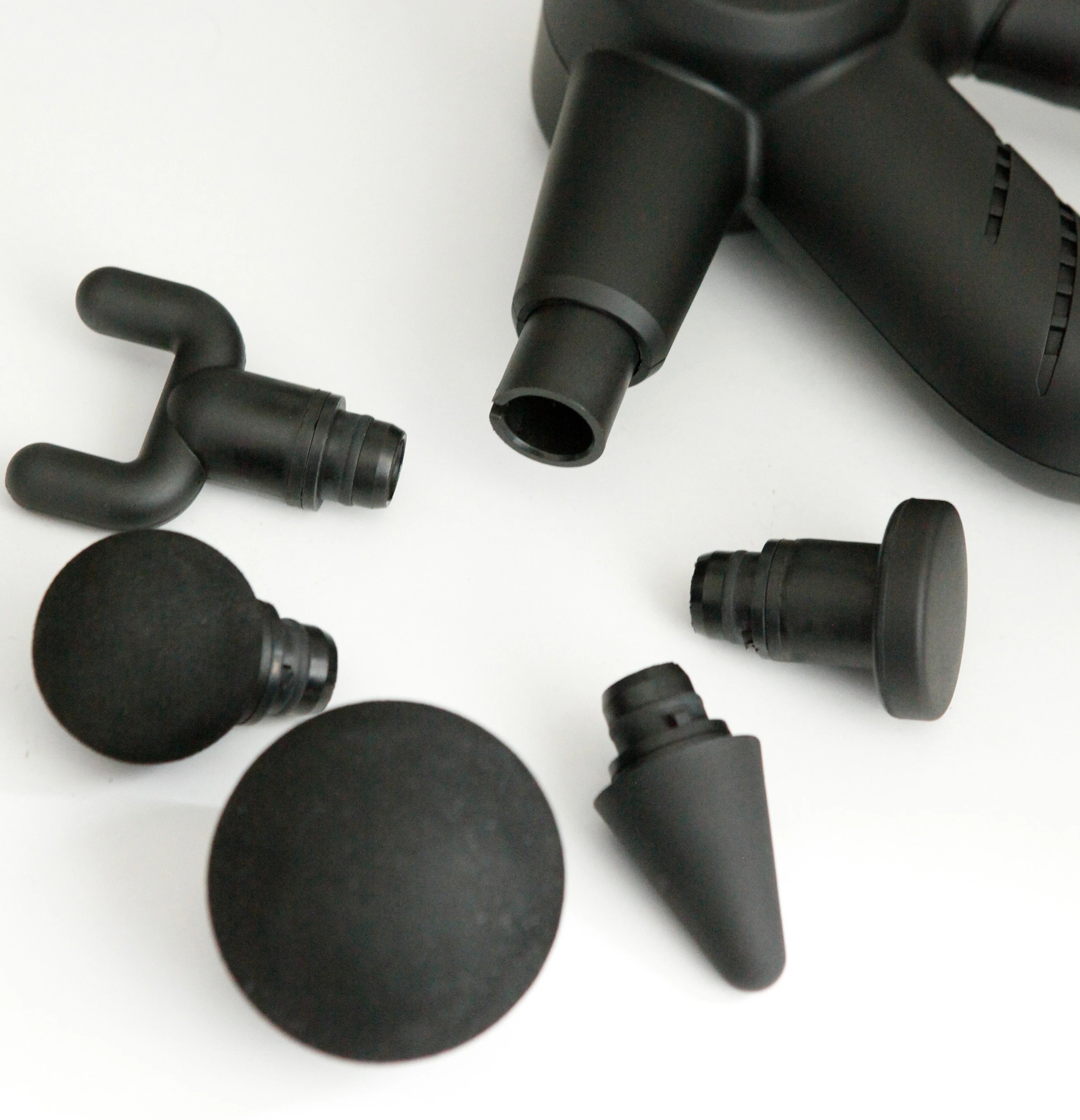 9 FITSMART 3 Level Vibration Therapy Massage Gun With 5 Interchangeable Heads - Black, 9 of 9