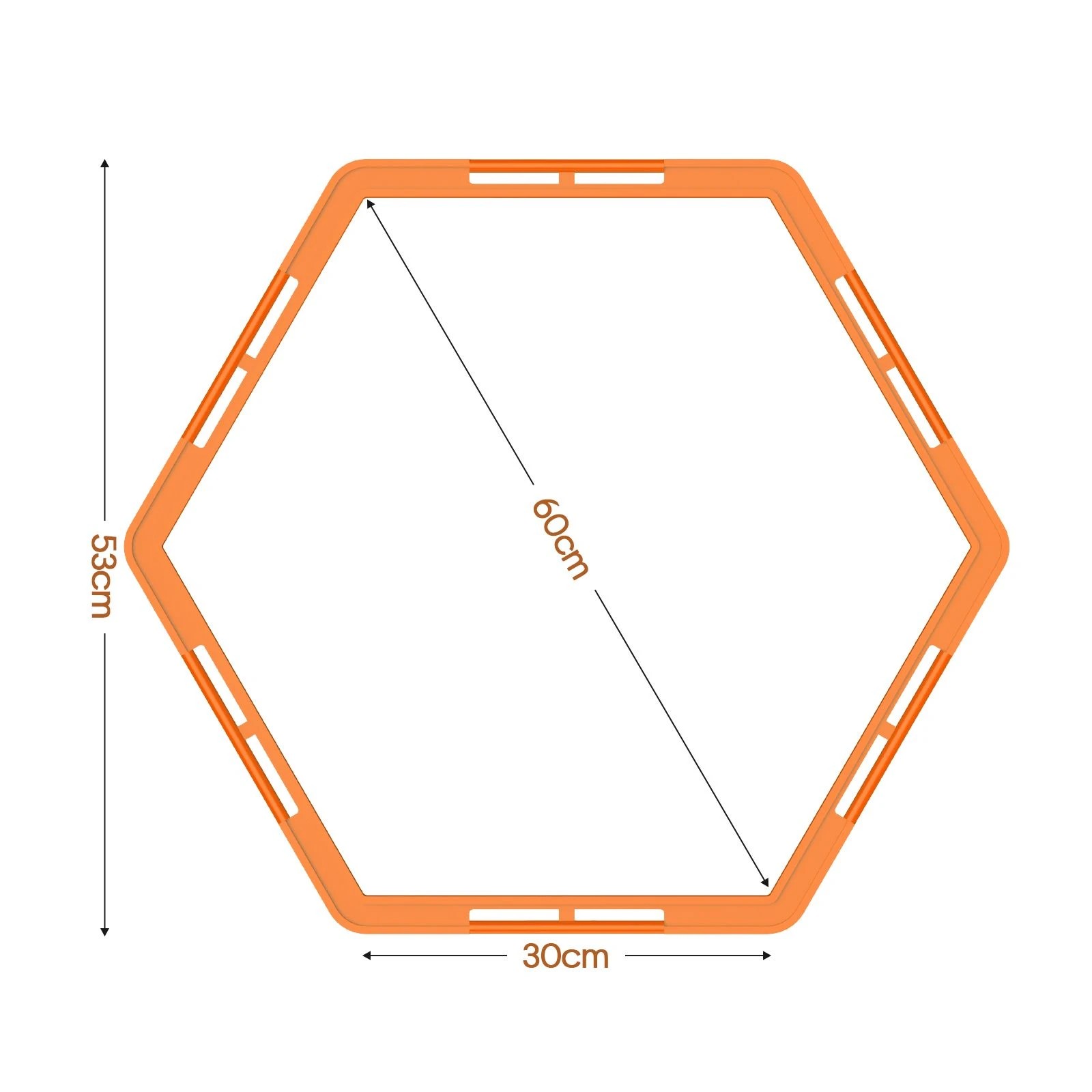 Ausway 12PC Portable Hex Agility Ring Set for Speed, Coordination ...