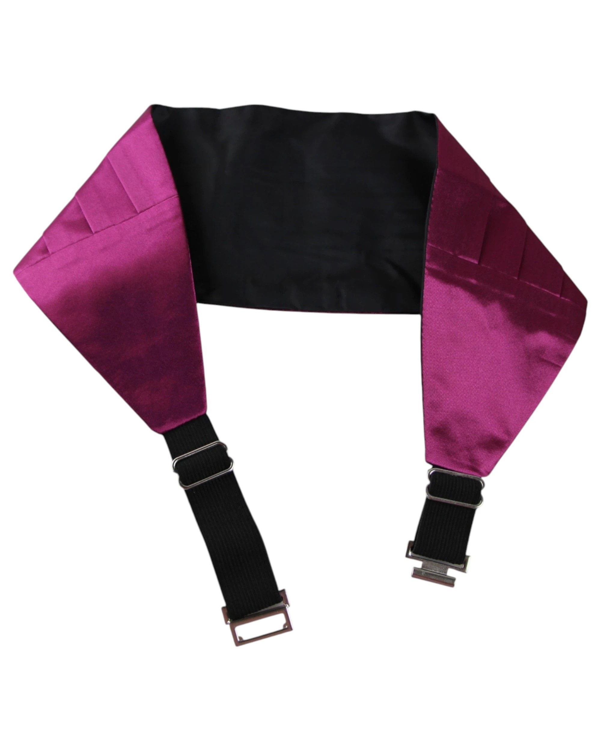 3 Zasel Mens Adjustable Cummerbund - Red, 3 of 4