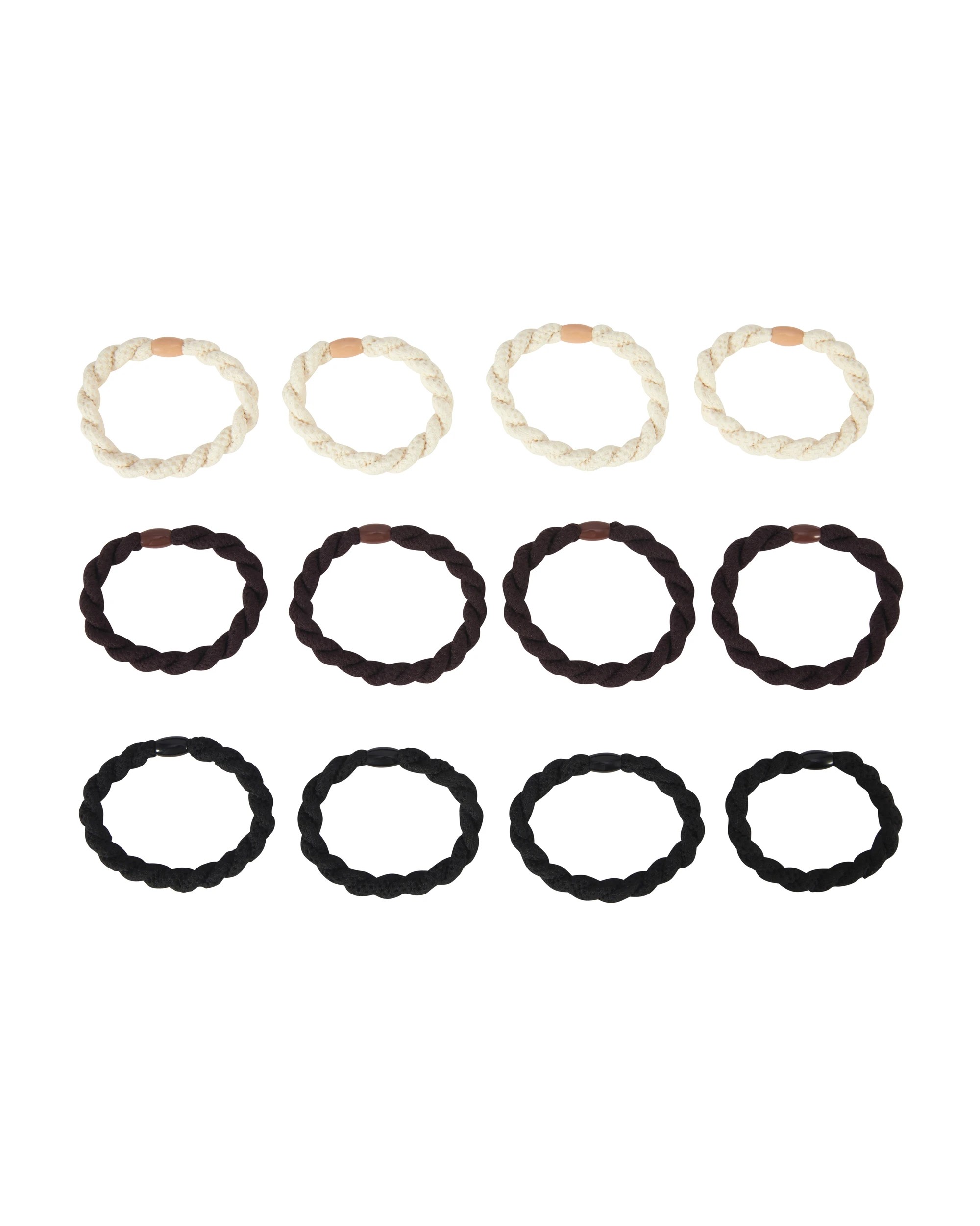 2 OXX Haircare 12 Pack Ribbed Elastic, 2 of 4