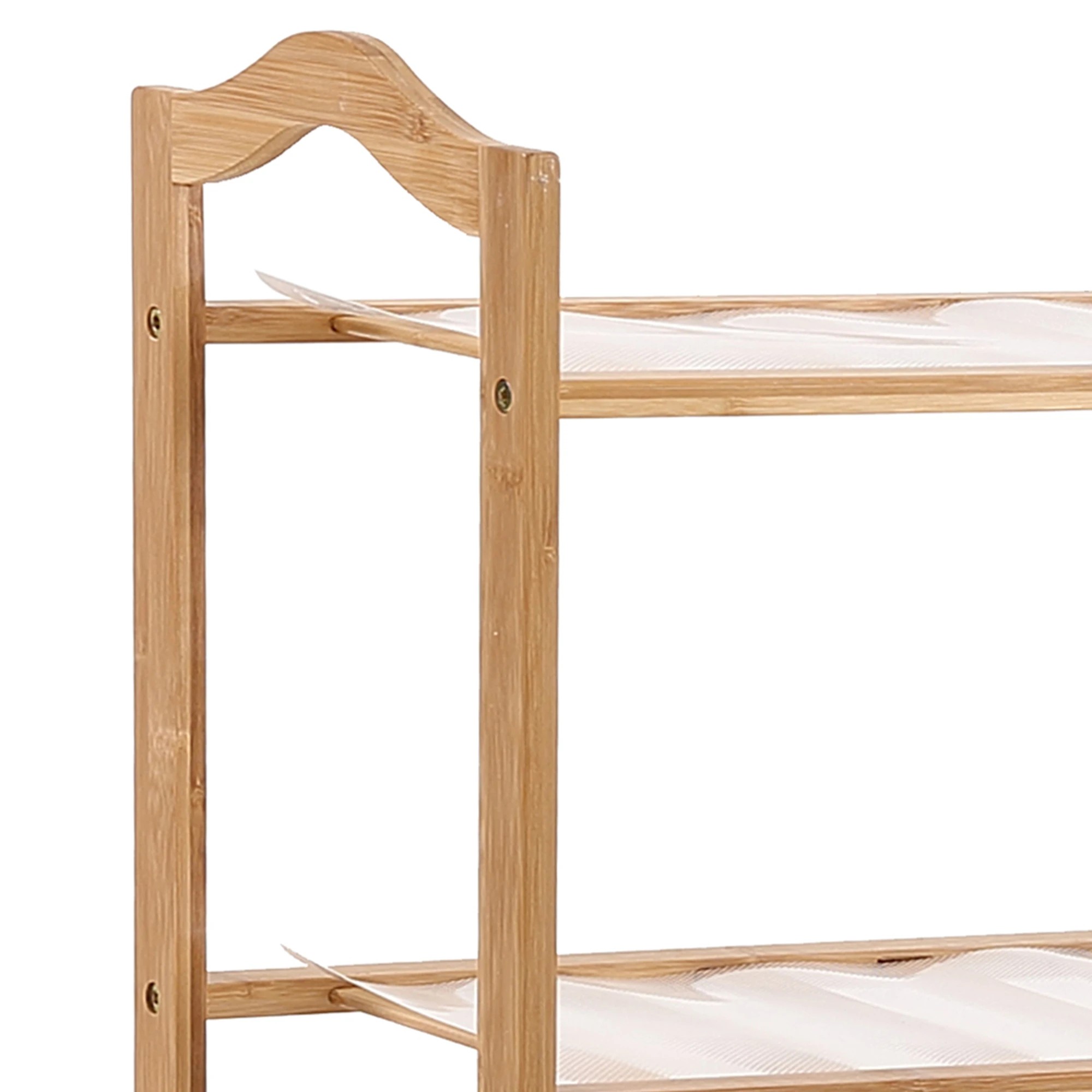 Levede Bamboo Shoe Rack Organiser 5 Tier Wide Stand For Entryway ...