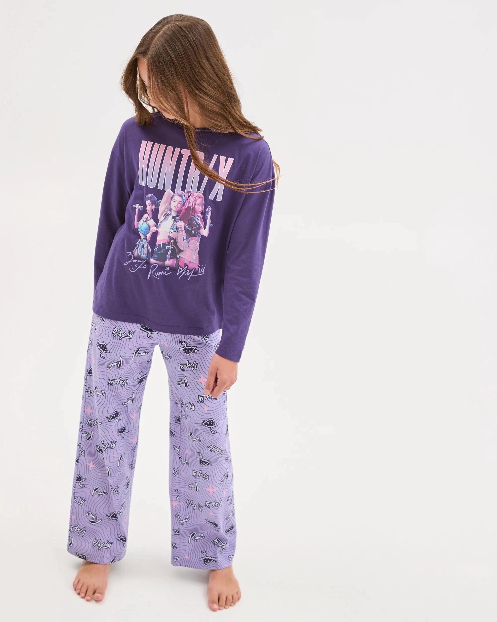 2 KPop Demon Hunters Huntrix Pyjama Set PHANTOM/PURPLE, 2 of 8