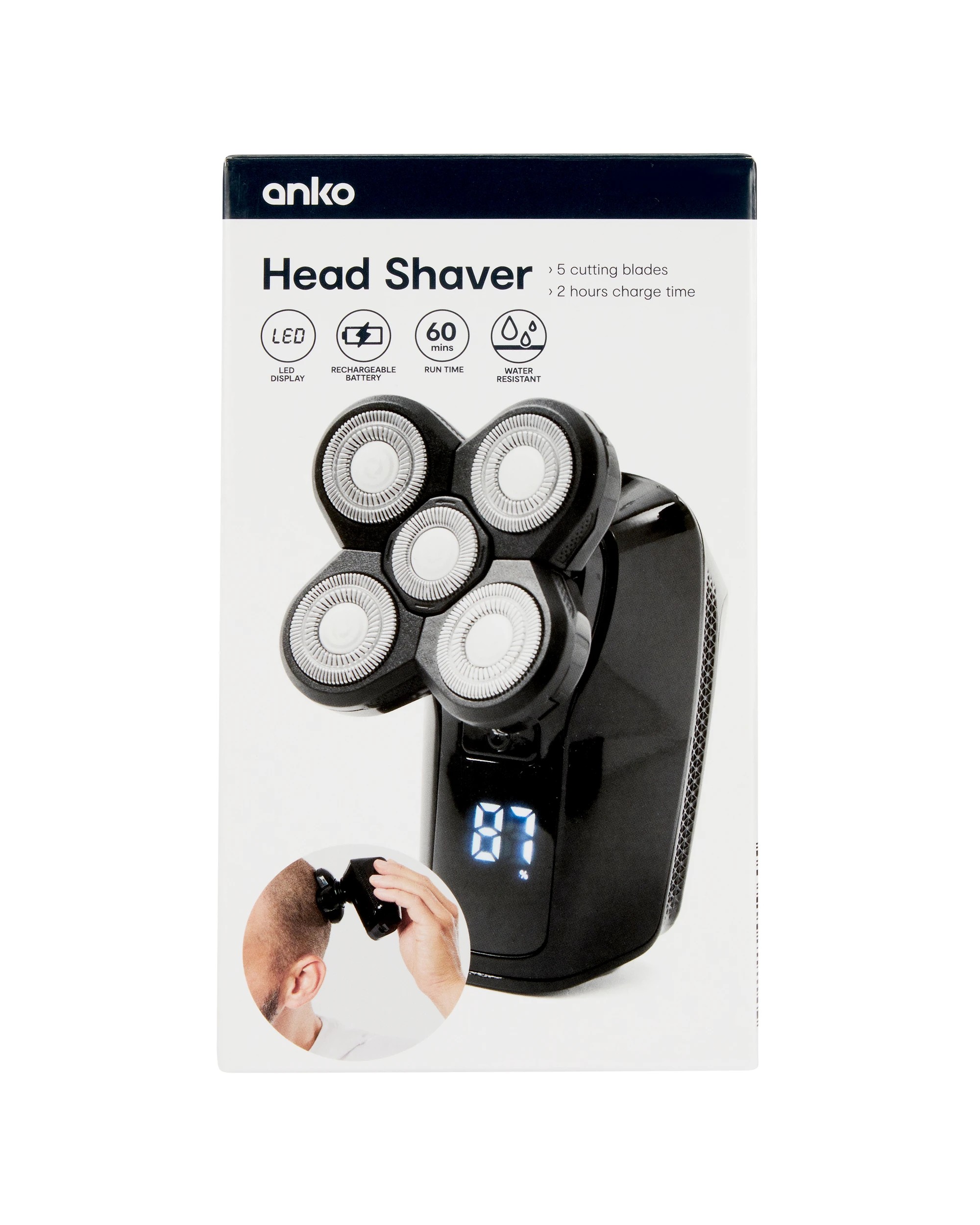 7 Head Shaver - Black, 7 of 7