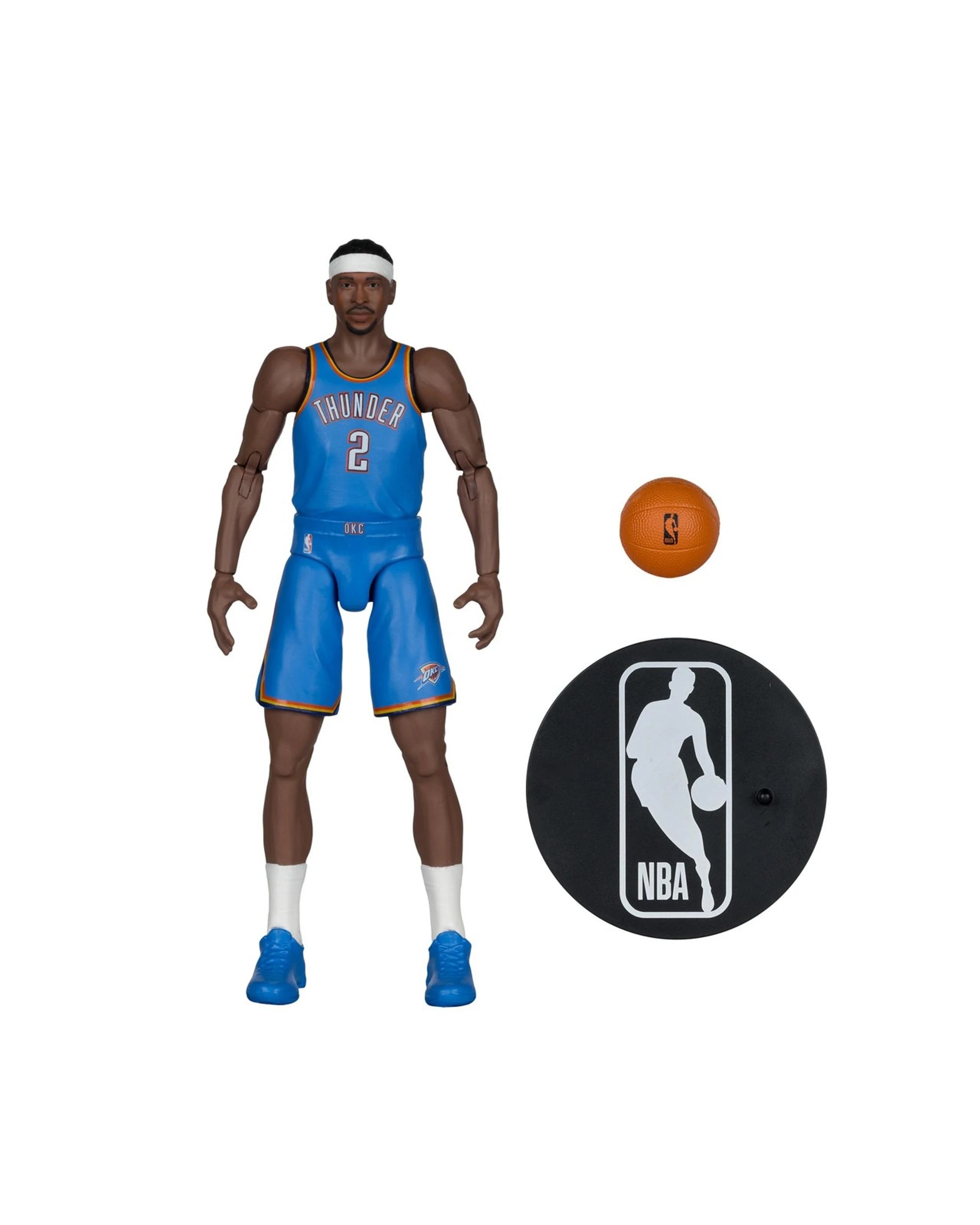 2 McFarlane SportsPicks NBA Oklahoma City Thunder Shai Gilgeous-Alexander 6 inch Articulated Figure, 2 of 8