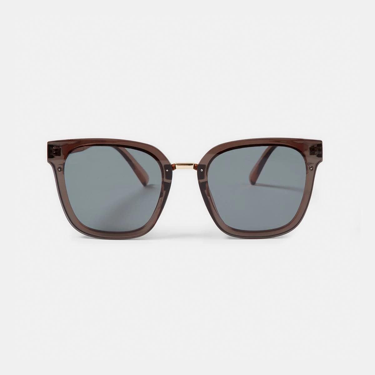 1 Oversized Square Frame Sunglasses Smoke Blk, 1 of 6