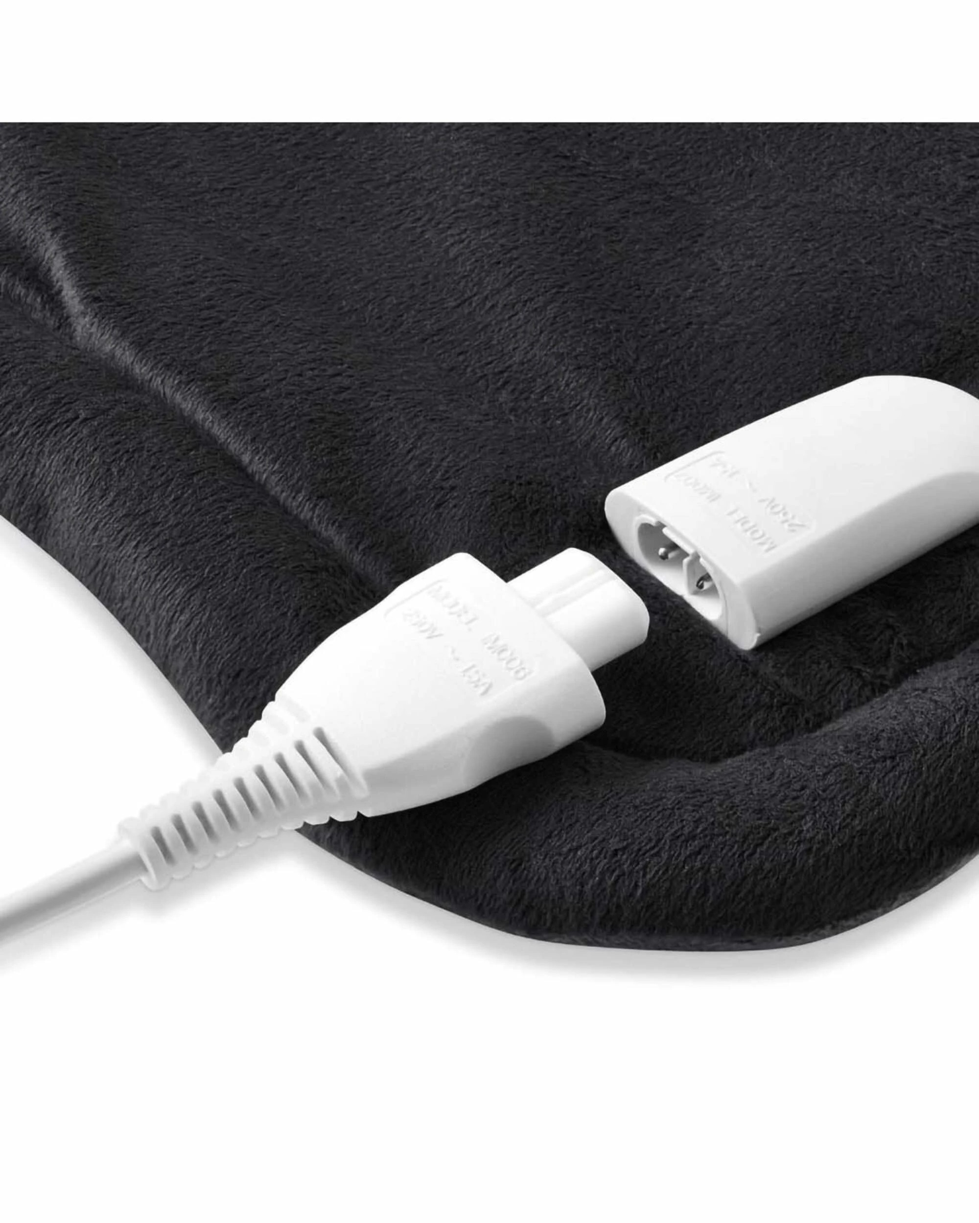 3 Sunbeam Multizone Weighted Heating Pad - BLACK, 3 of 5