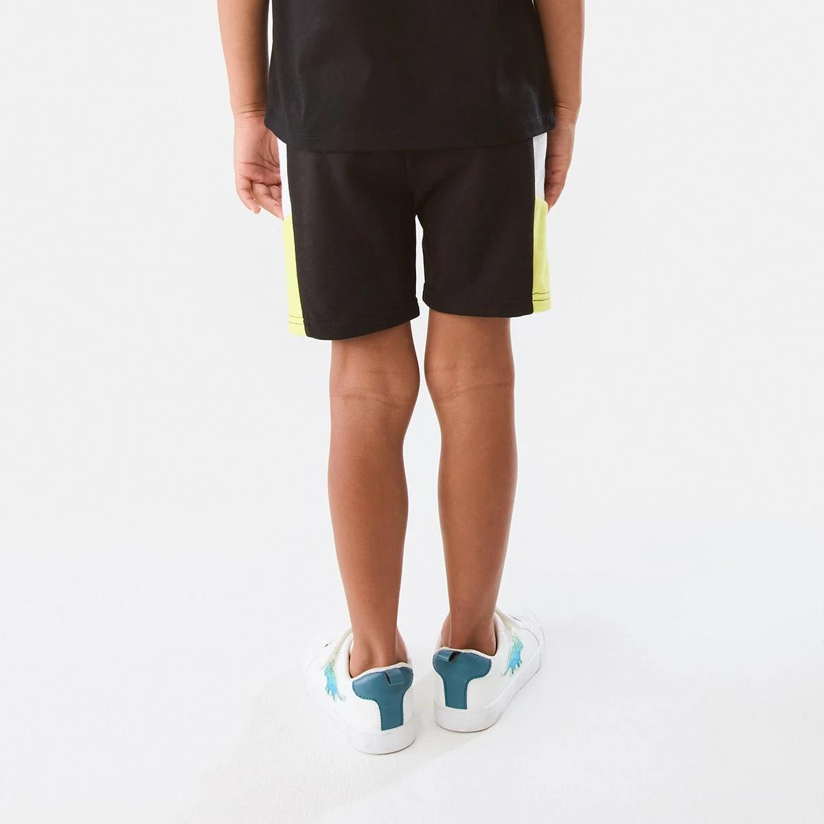2 Panel Knit Shorts Black, 2 of 7