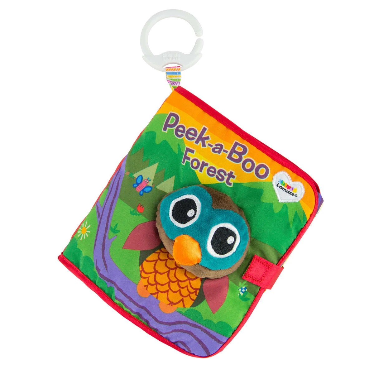 1 Lamaze Peek-a-Boo Forest Easy Clip and Go Pram Toy, 1 of 2