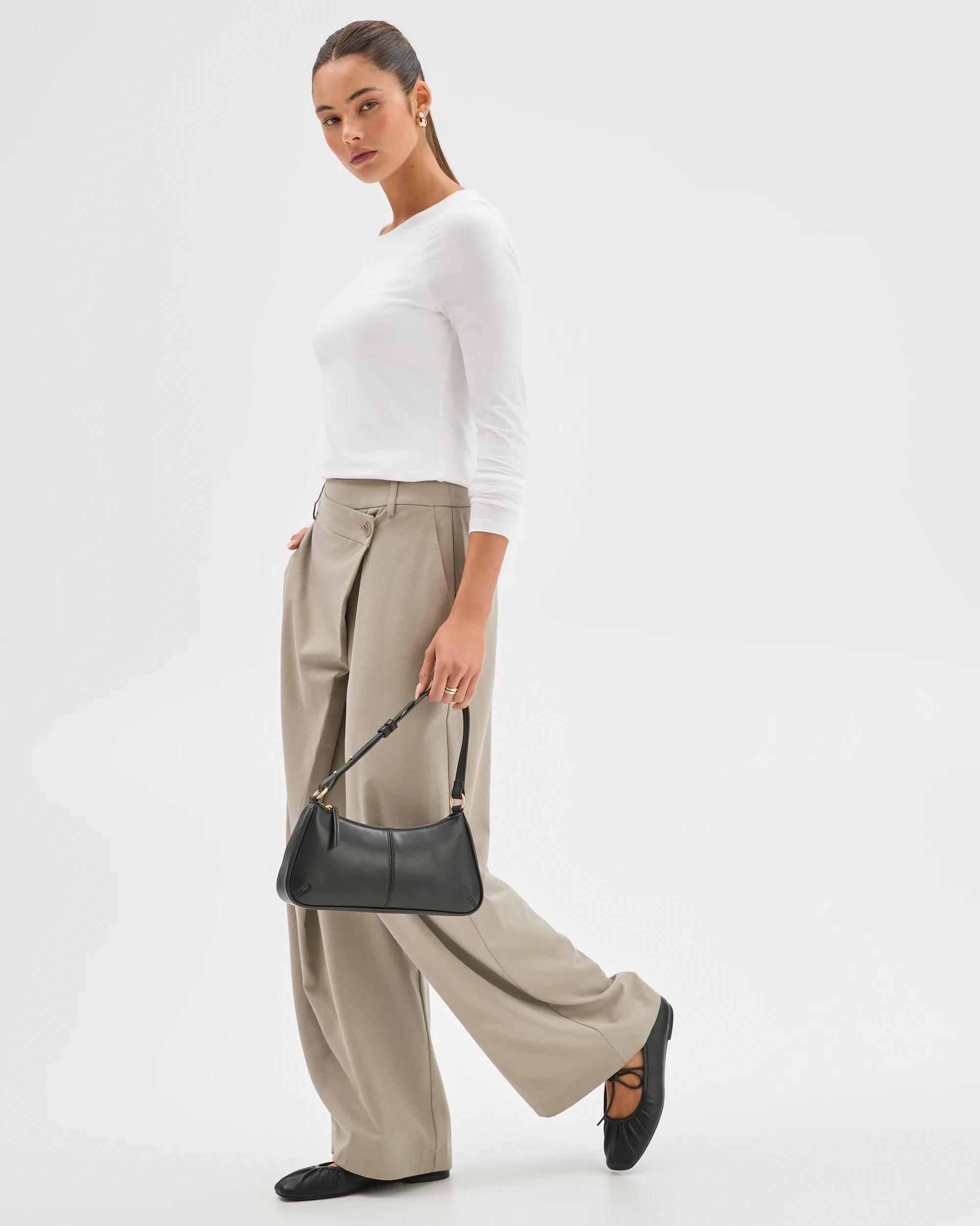 6 Lily Loves Australian Cotton Crew Neck Top LILY WHITE, 6 of 6