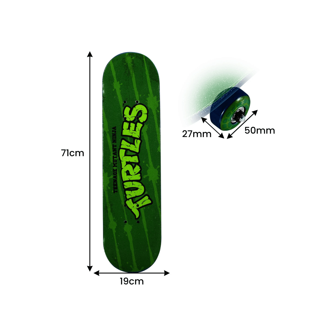2 Teenage Mutant Ninja Turtles 28-inch Turtle Time Popsicle Skateboard, 2 of 10