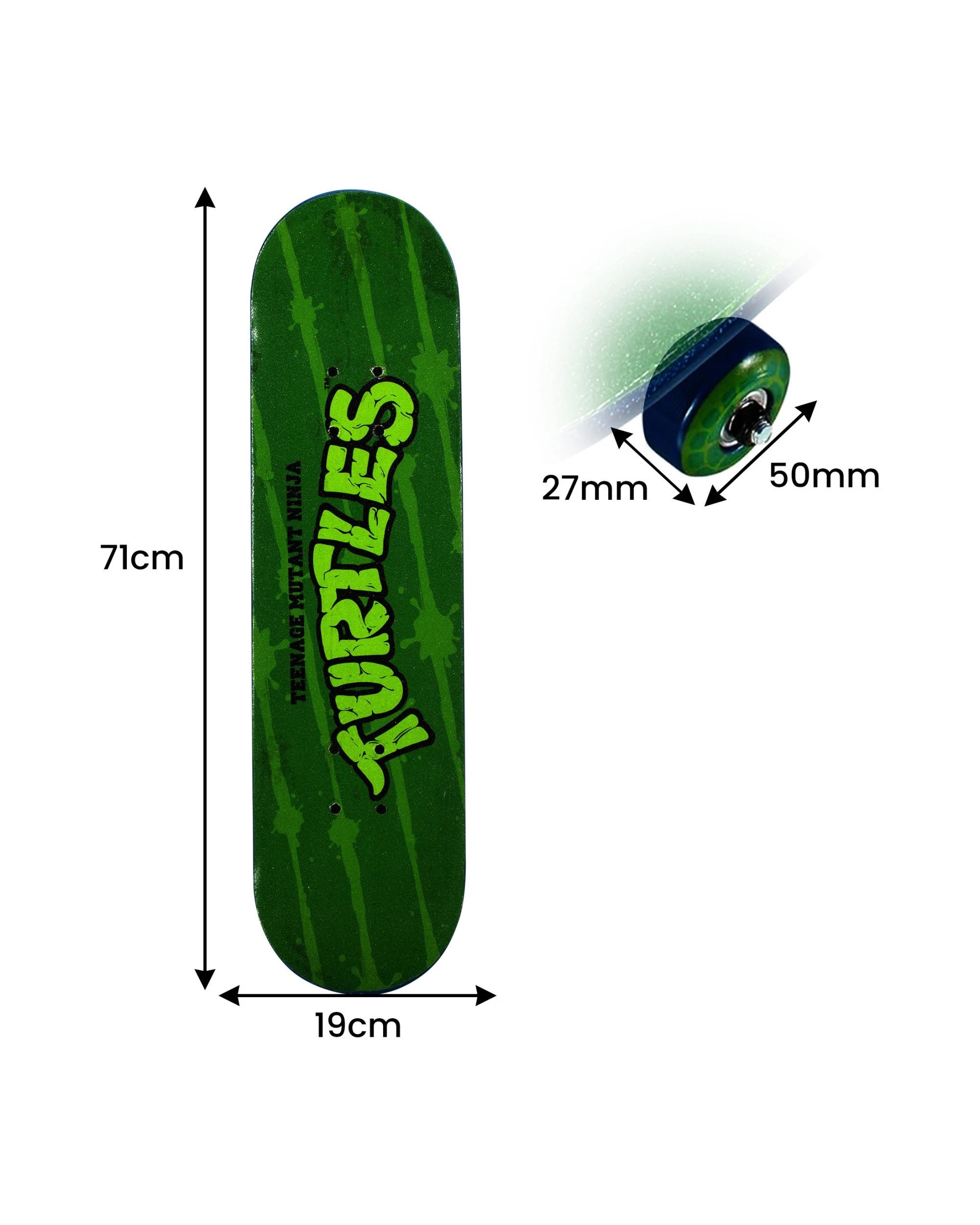 2 Teenage Mutant Ninja Turtles 28-inch Turtle Time Popsicle Skateboard, 2 of 10