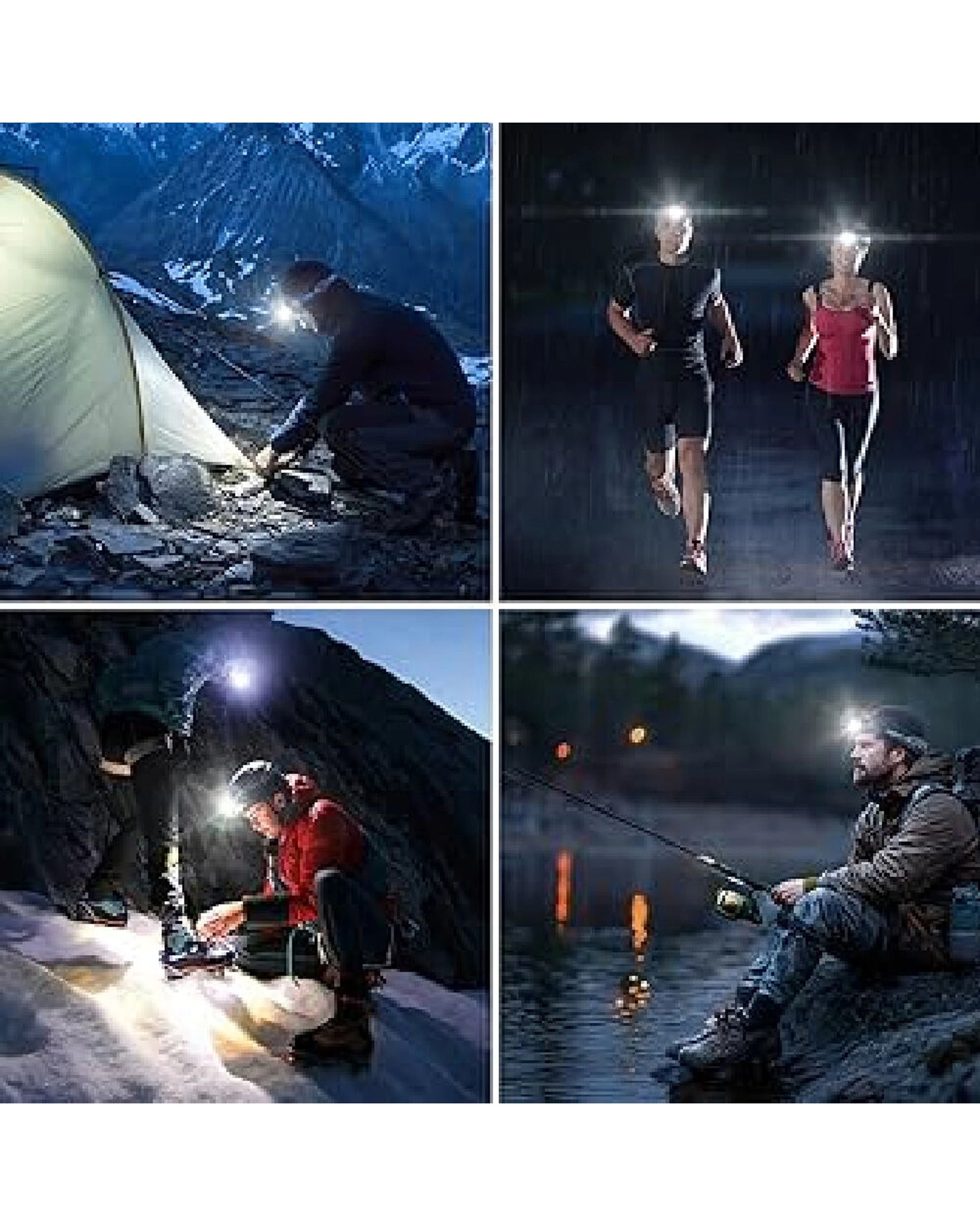 5 Sansai Rechargeable Motion Sensor LED Headlamp with Adjustable Band - Black, 5 of 6