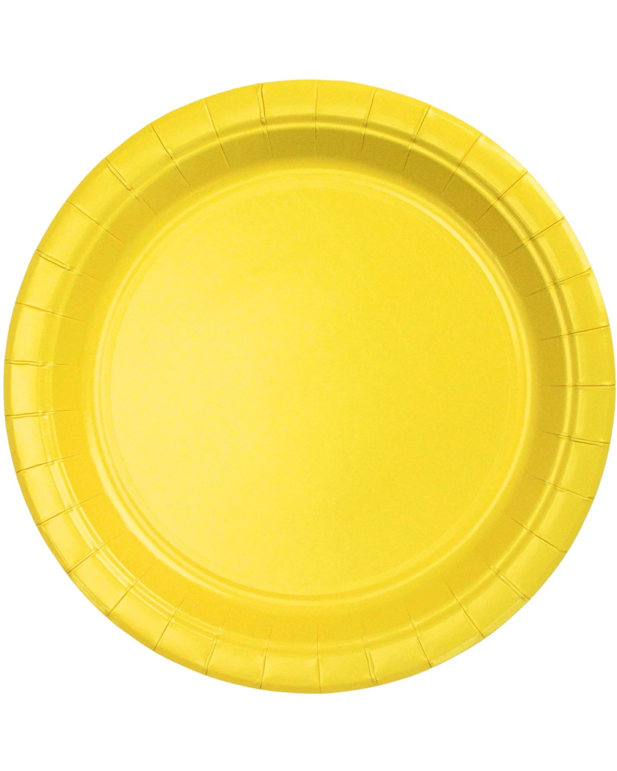 1 Party Maker Large Paper Plates Pack of 12 - Yellow, 1 of 3