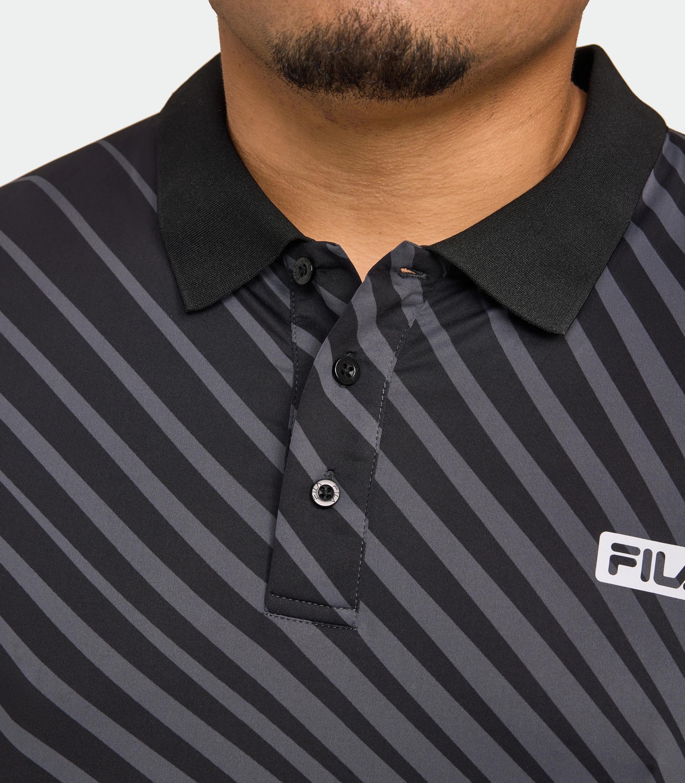 4 Plus Size Leyton Polo Top - Fila BLACK, 4 of 7