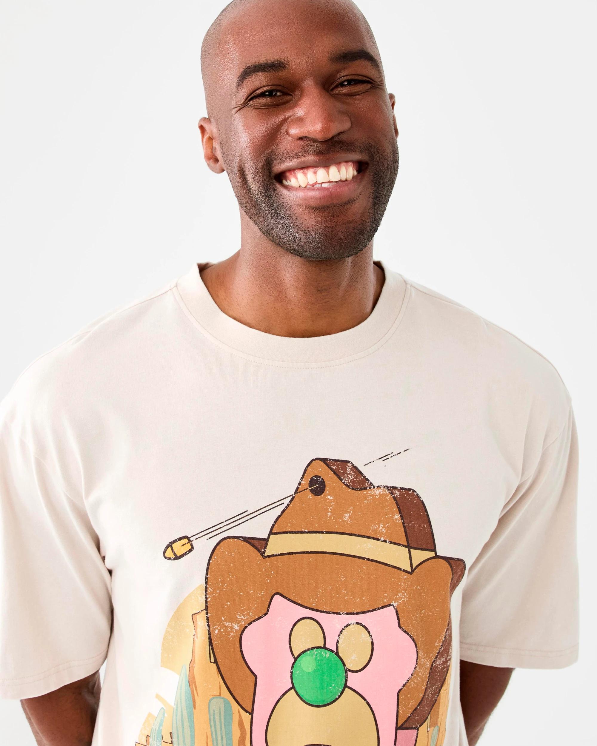 4 Bubble O'Bill License T-shirt Beige, 4 of 6
