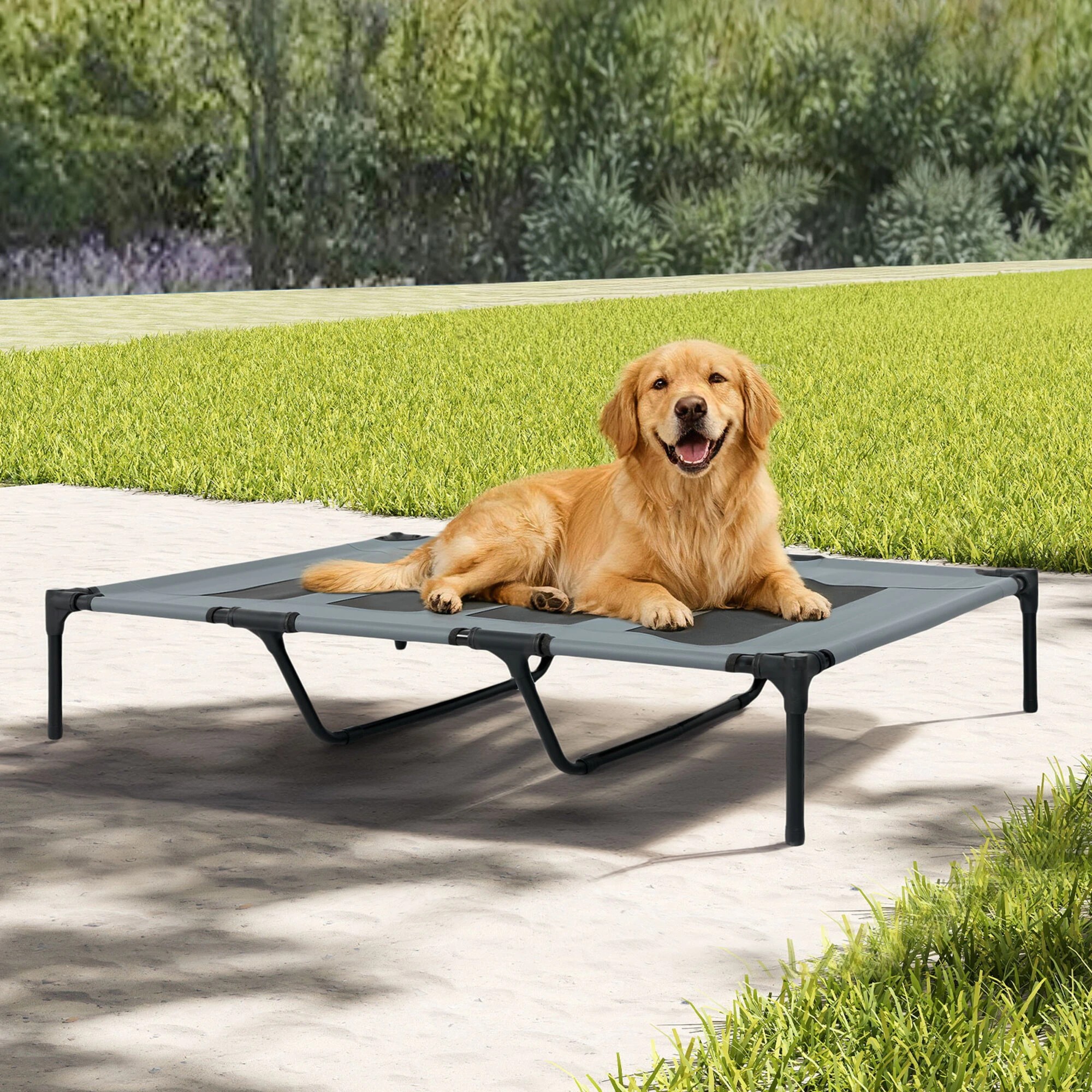 7 Pawz Elevated Pet Bed - Black, 7 of 9