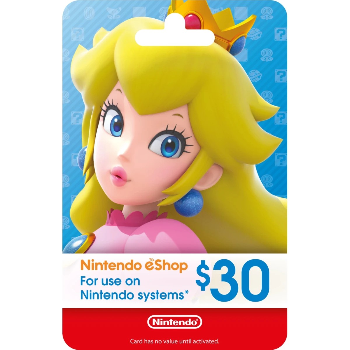 1 Nintendo eShop $30 Gift Card