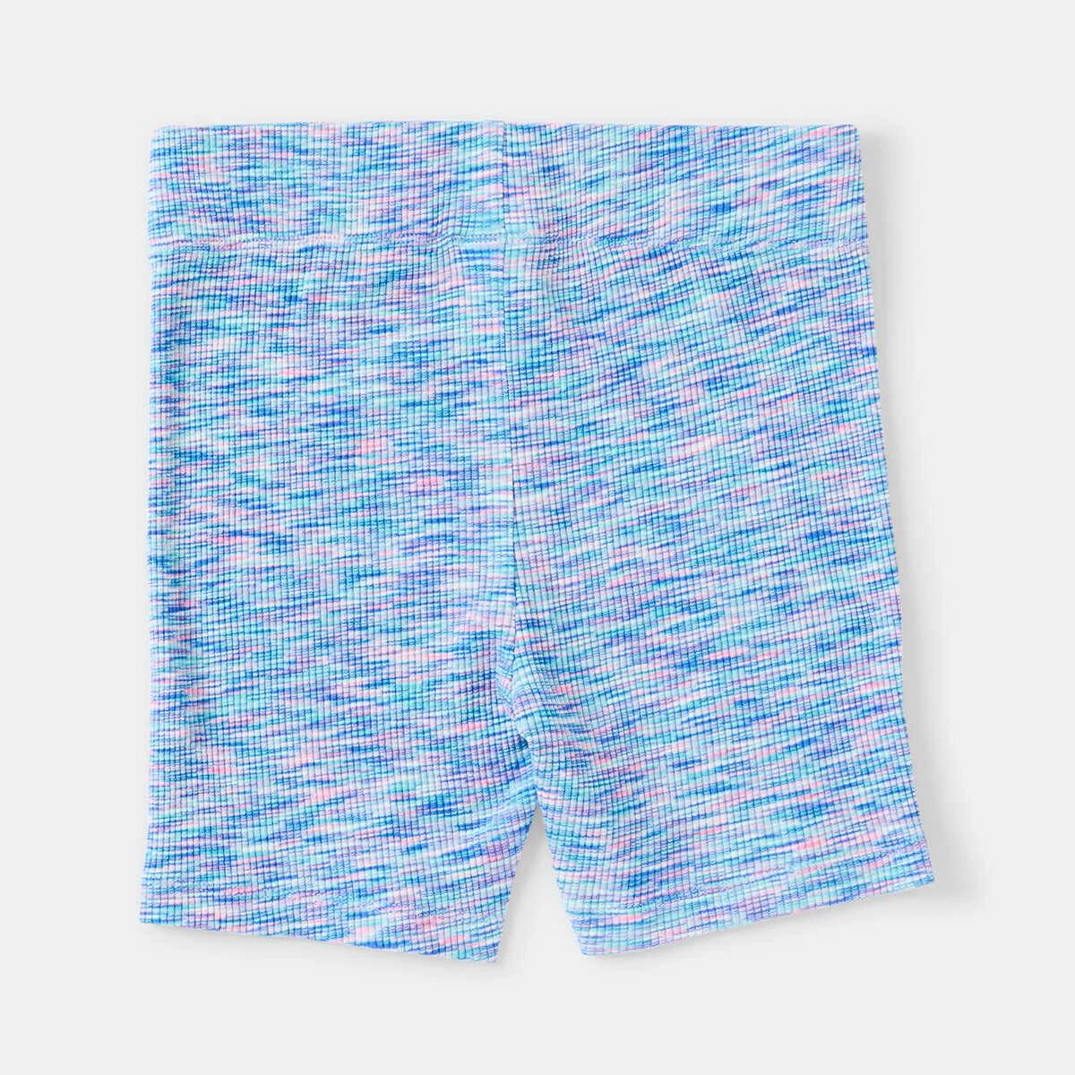 8 Rib Bike Shorts Blu Sp Dye, 8 of 8